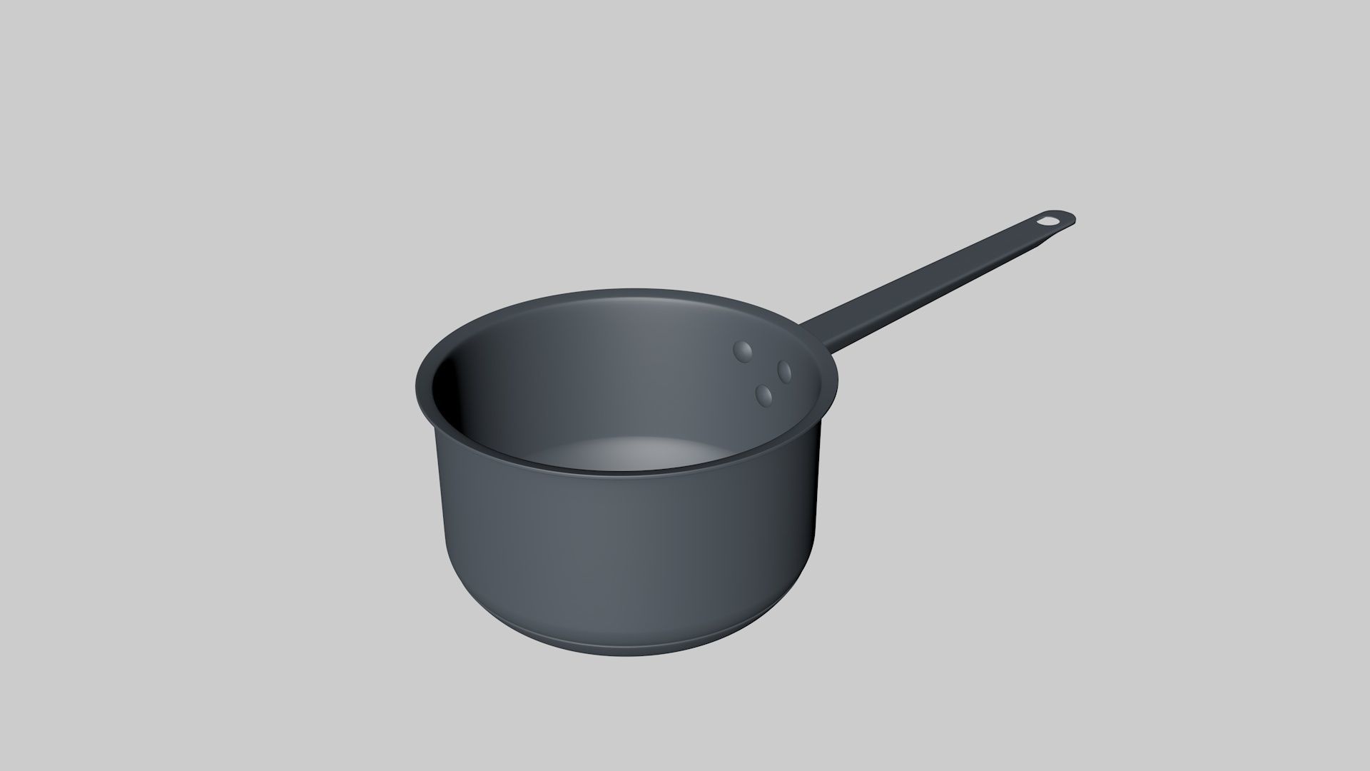 Saucepan stainless steel measuring cup 3D model_5