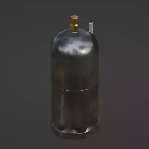 Gas Bottle 3D Model