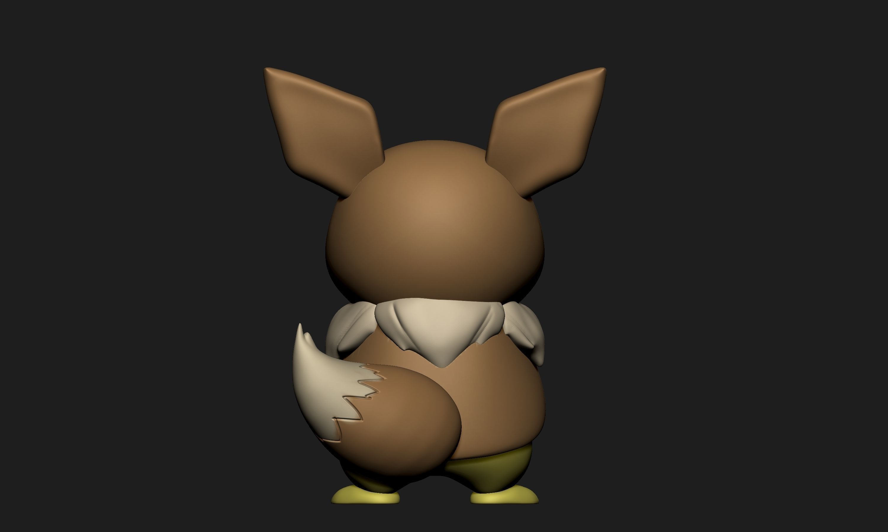 Pokemon - Pikachu Cosplay Eevee Free 3D print model_2
