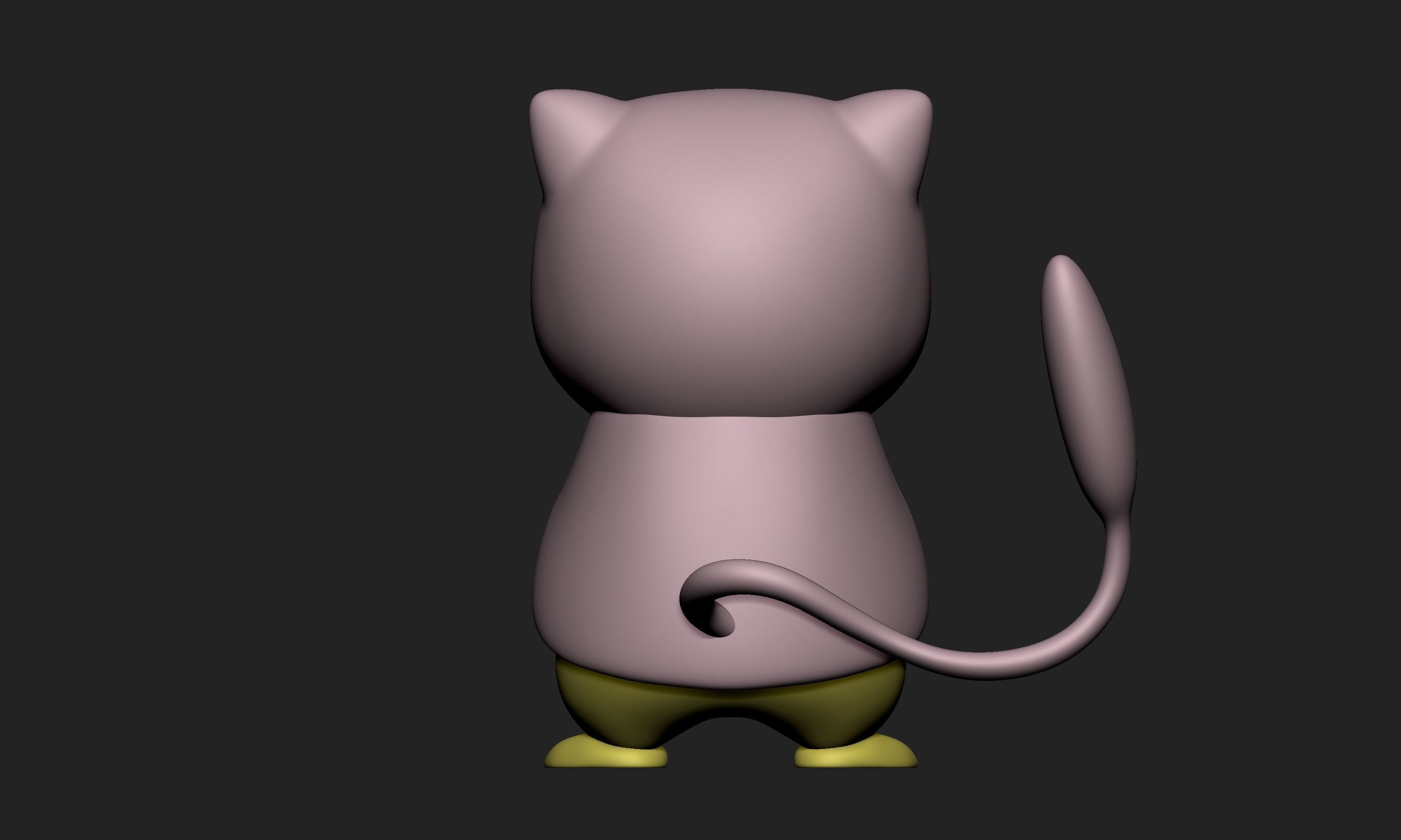 Pokemon - Pikachu Cosplay Mew Free 3D print model_3