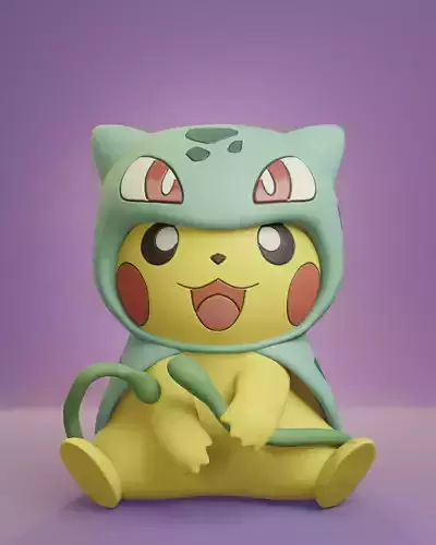 Pokemon - Pikachu Cosplay Bulba