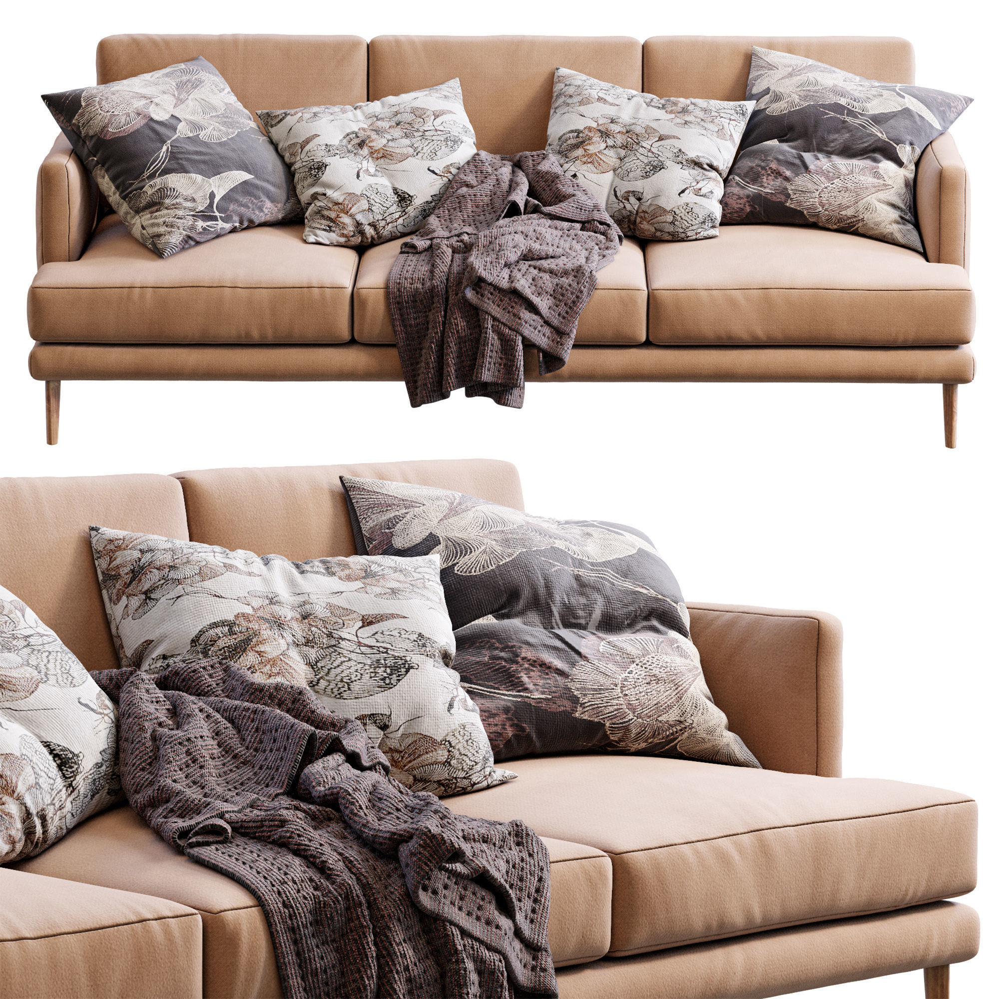 Bonaldo Sofa Paraiso 3D model_20