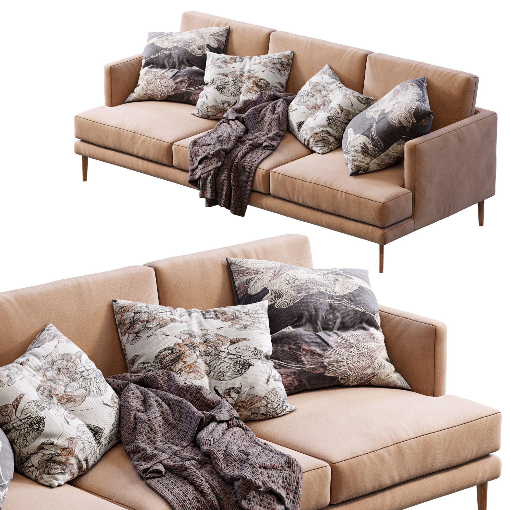 Bonaldo Sofa Paraiso 3D model_21