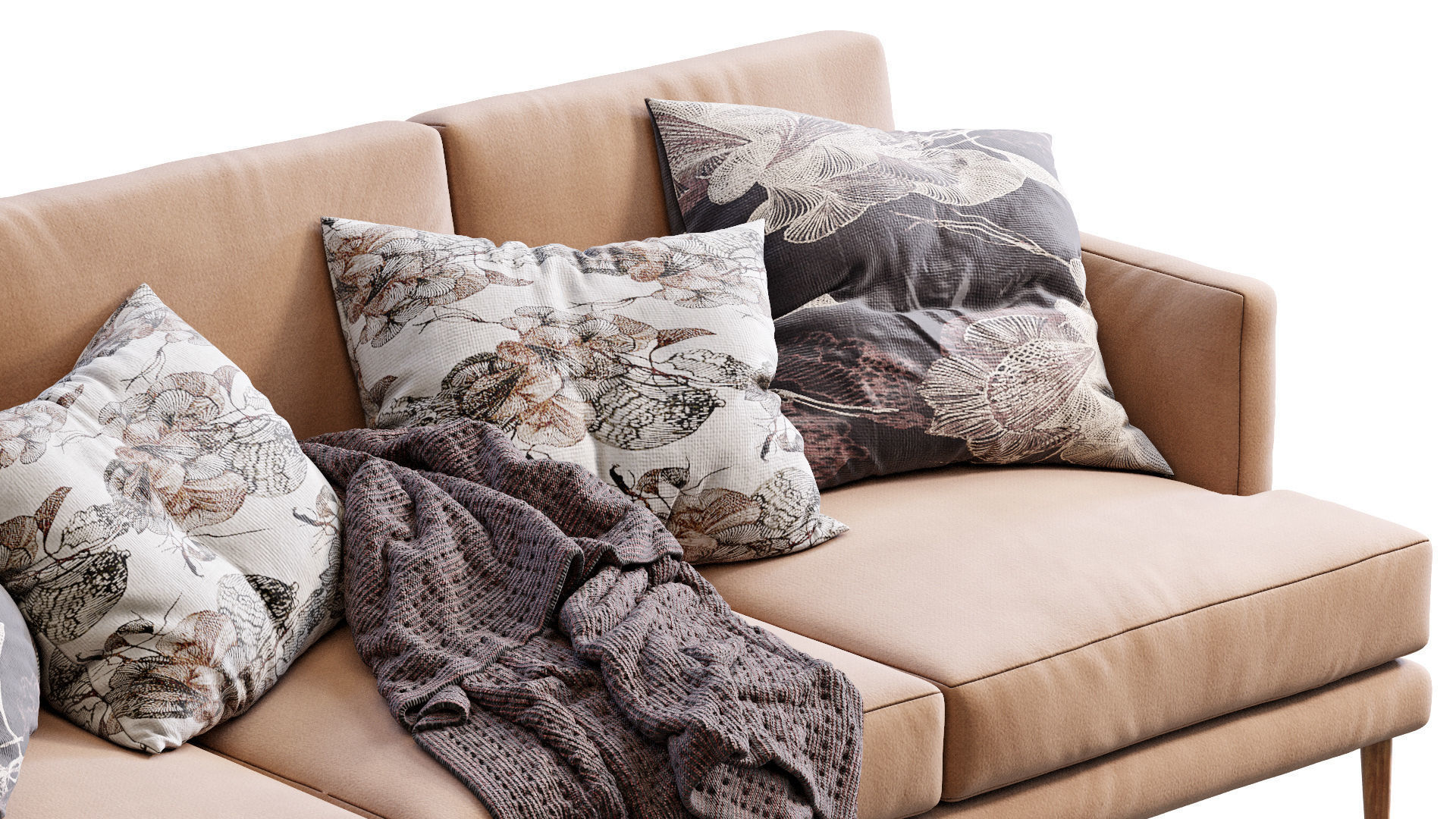 Bonaldo Sofa Paraiso 3D model_1