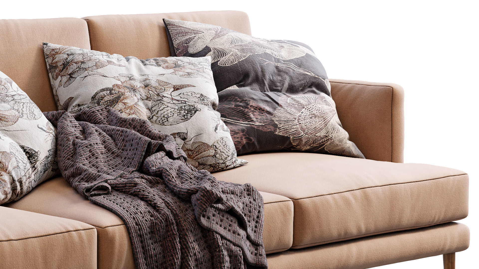 Bonaldo Sofa Paraiso 3D model_2