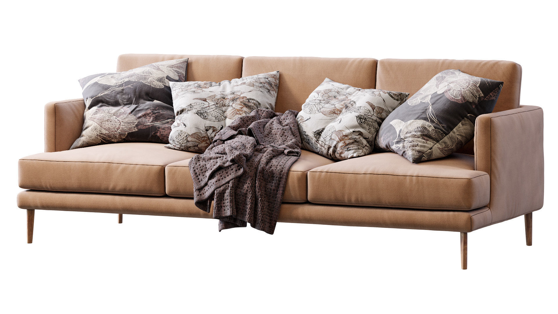 Bonaldo Sofa Paraiso 3D model_12