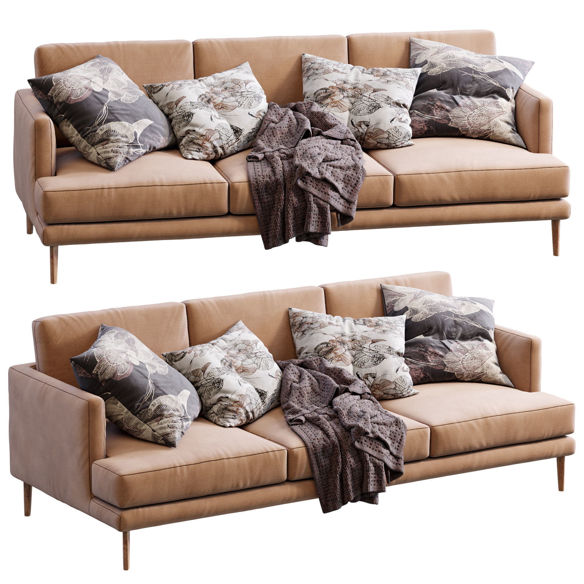 Bonaldo Sofa Paraiso 3D model_18