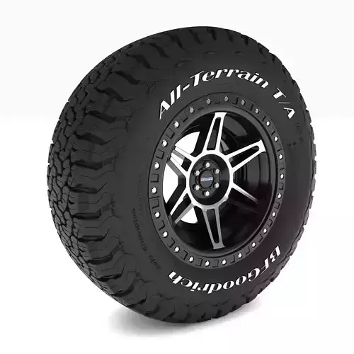 BFGoodrich All-Terrain TA KO2 Tire 3D model