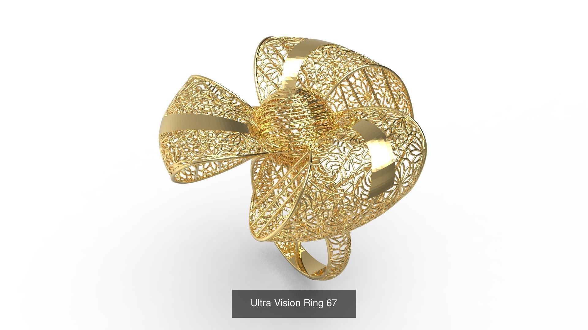 Set of 339 Ultra Vision Ring rings 3D Model Collection_79