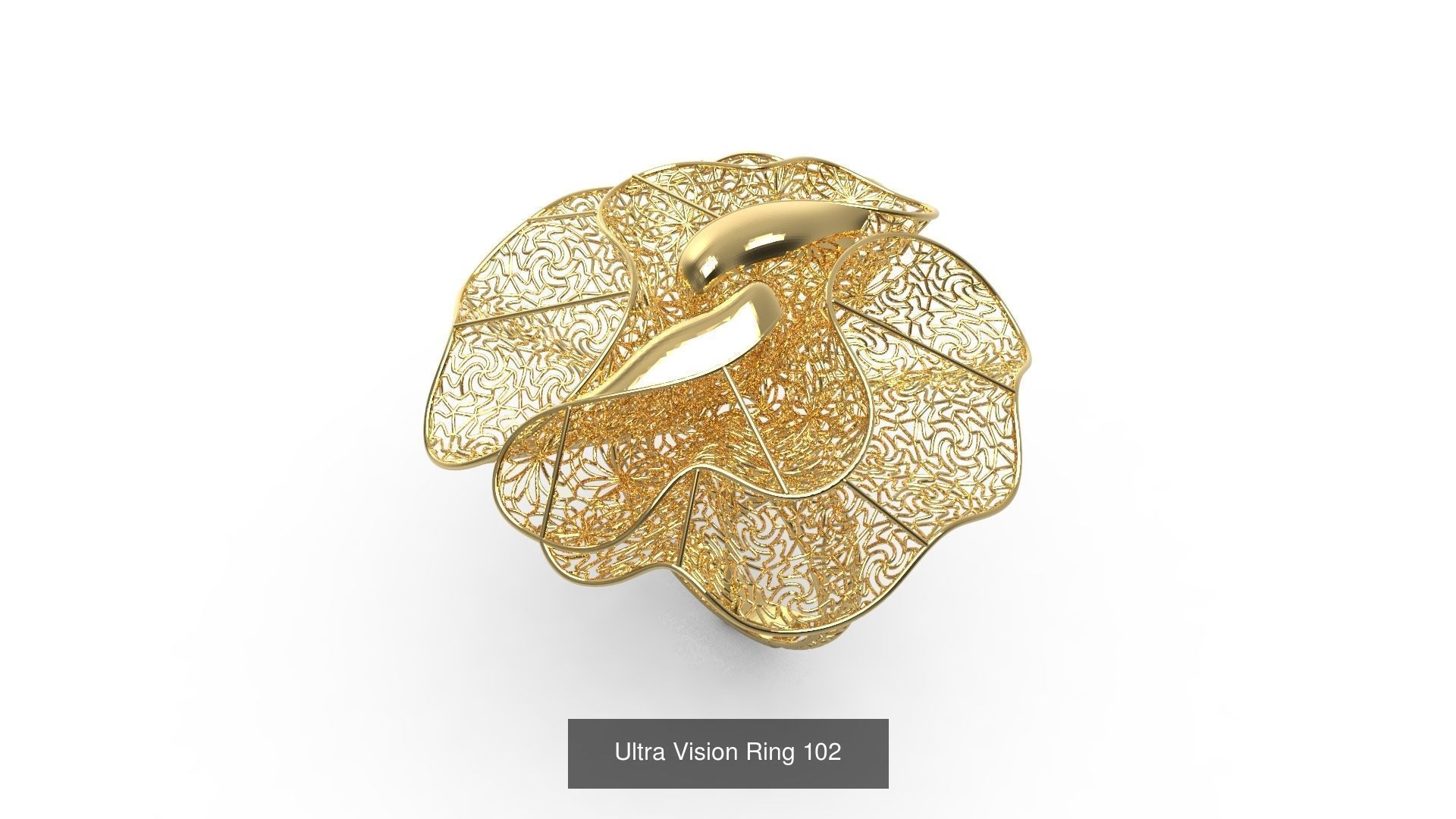 Set of 339 Ultra Vision Ring rings 3D Model Collection_114