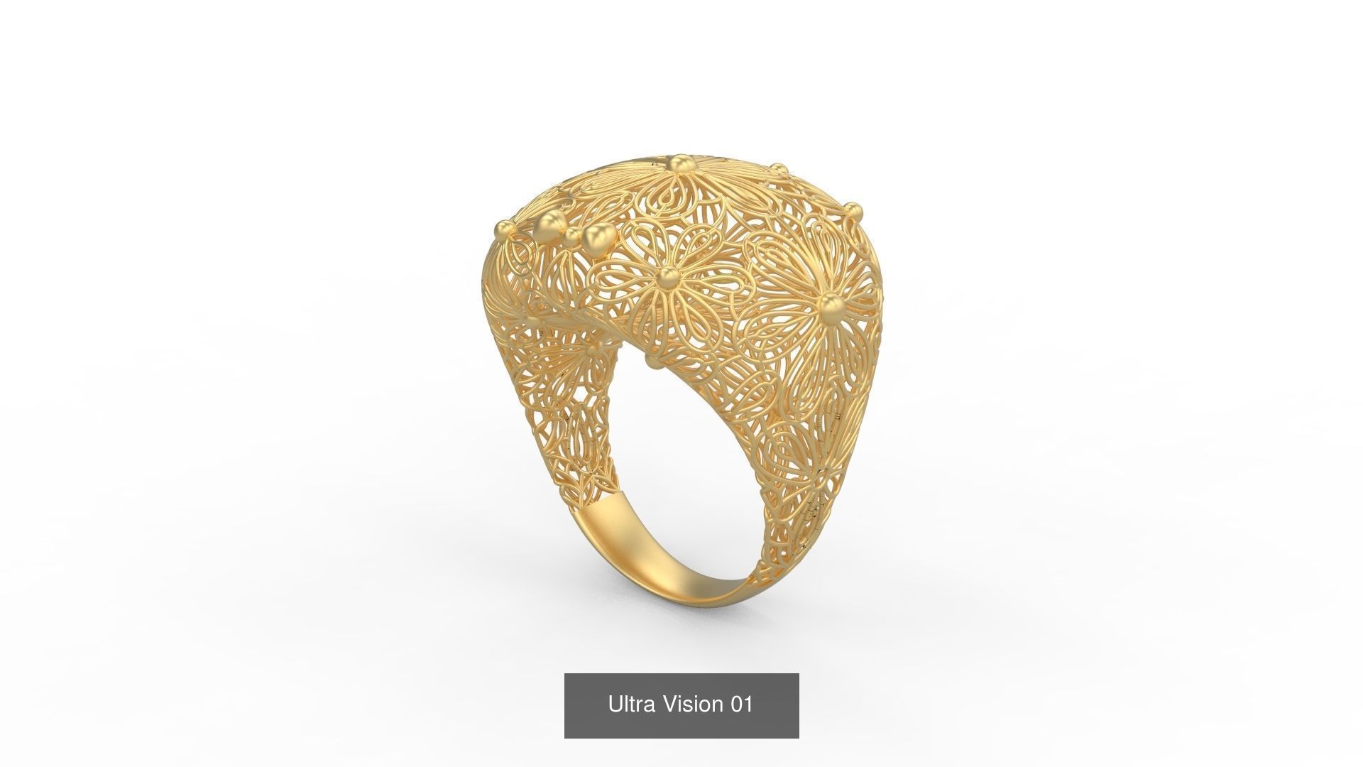 Set of 339 Ultra Vision Ring rings 3D Model Collection_215