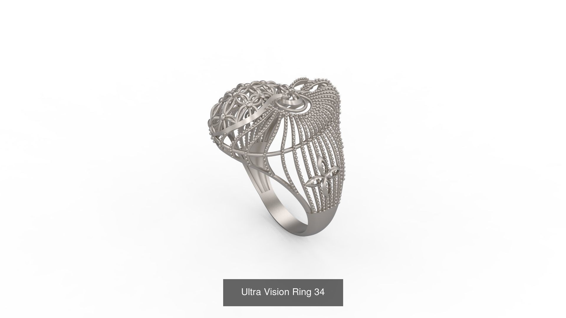 Set of 339 Ultra Vision Ring rings 3D Model Collection_230