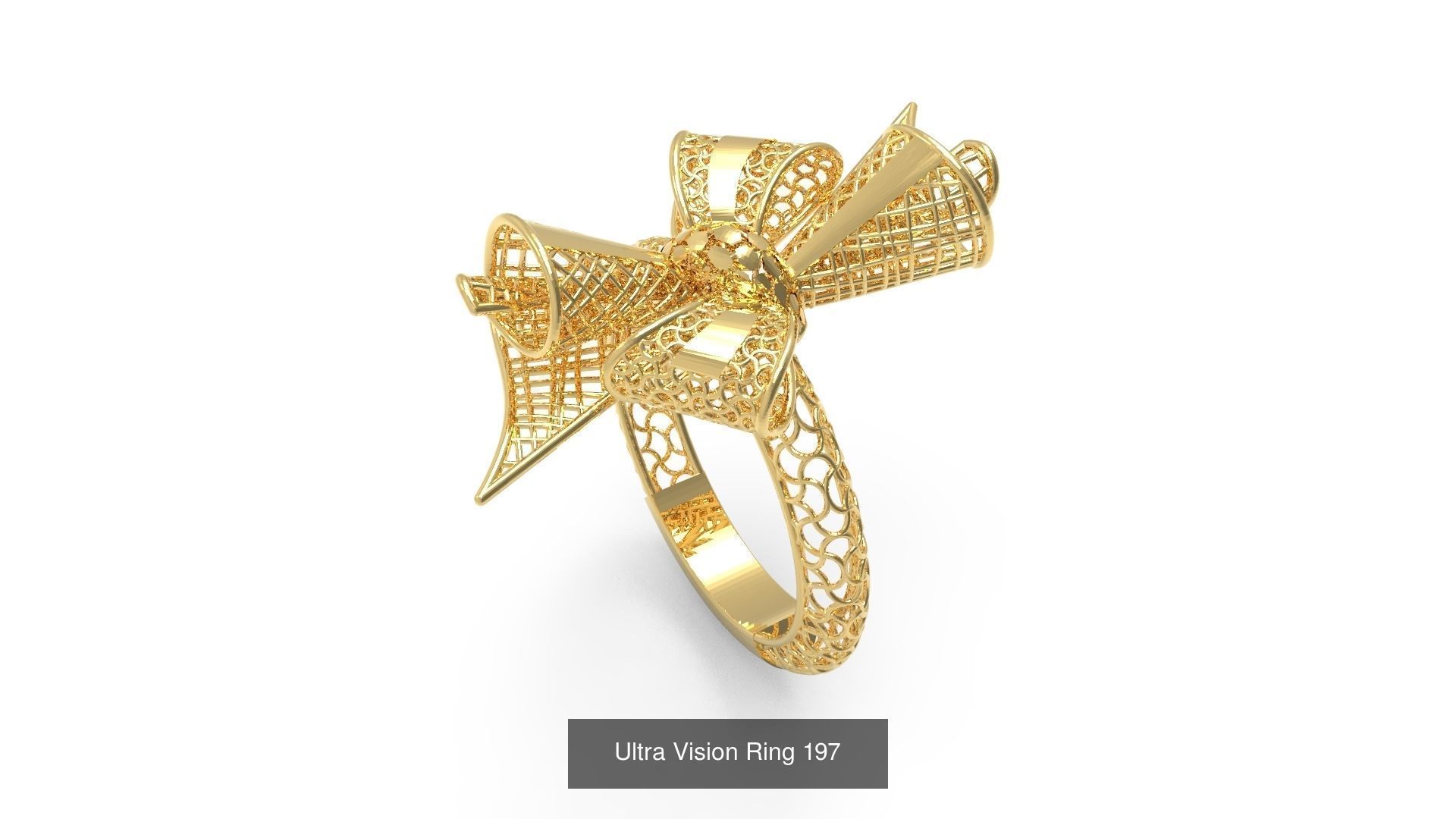 Set of 339 Ultra Vision Ring rings 3D Model Collection_210