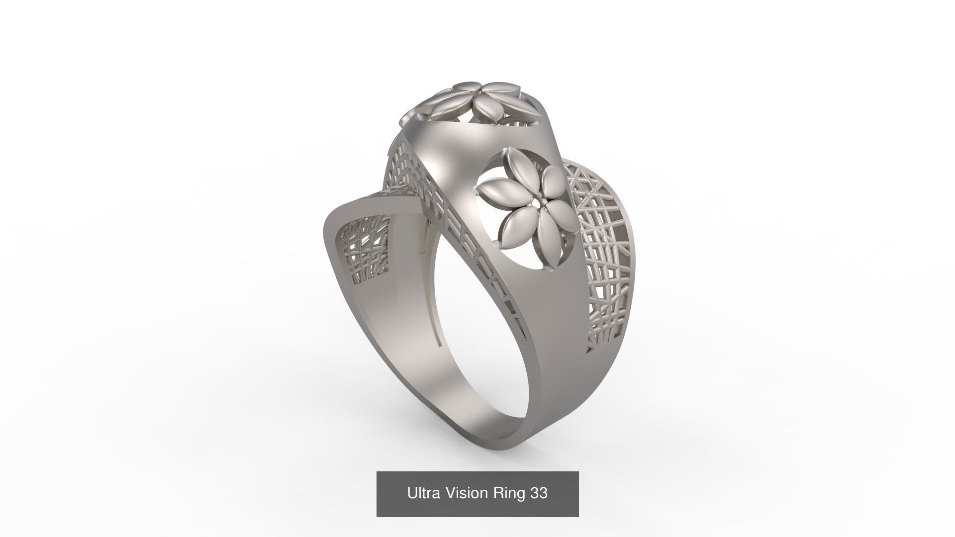 Set of 339 Ultra Vision Ring rings 3D Model Collection_229