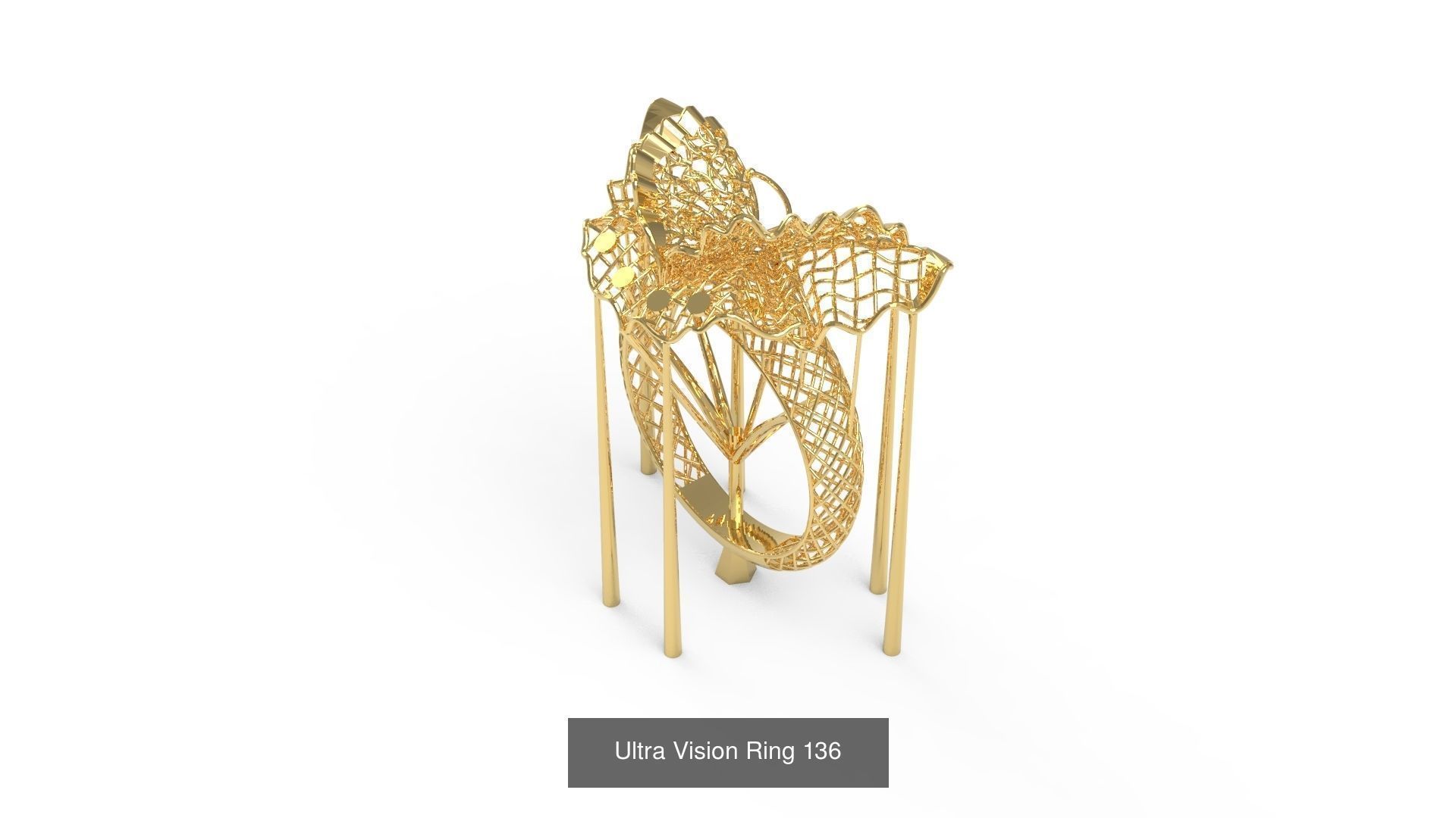 Set of 339 Ultra Vision Ring rings 3D Model Collection_149