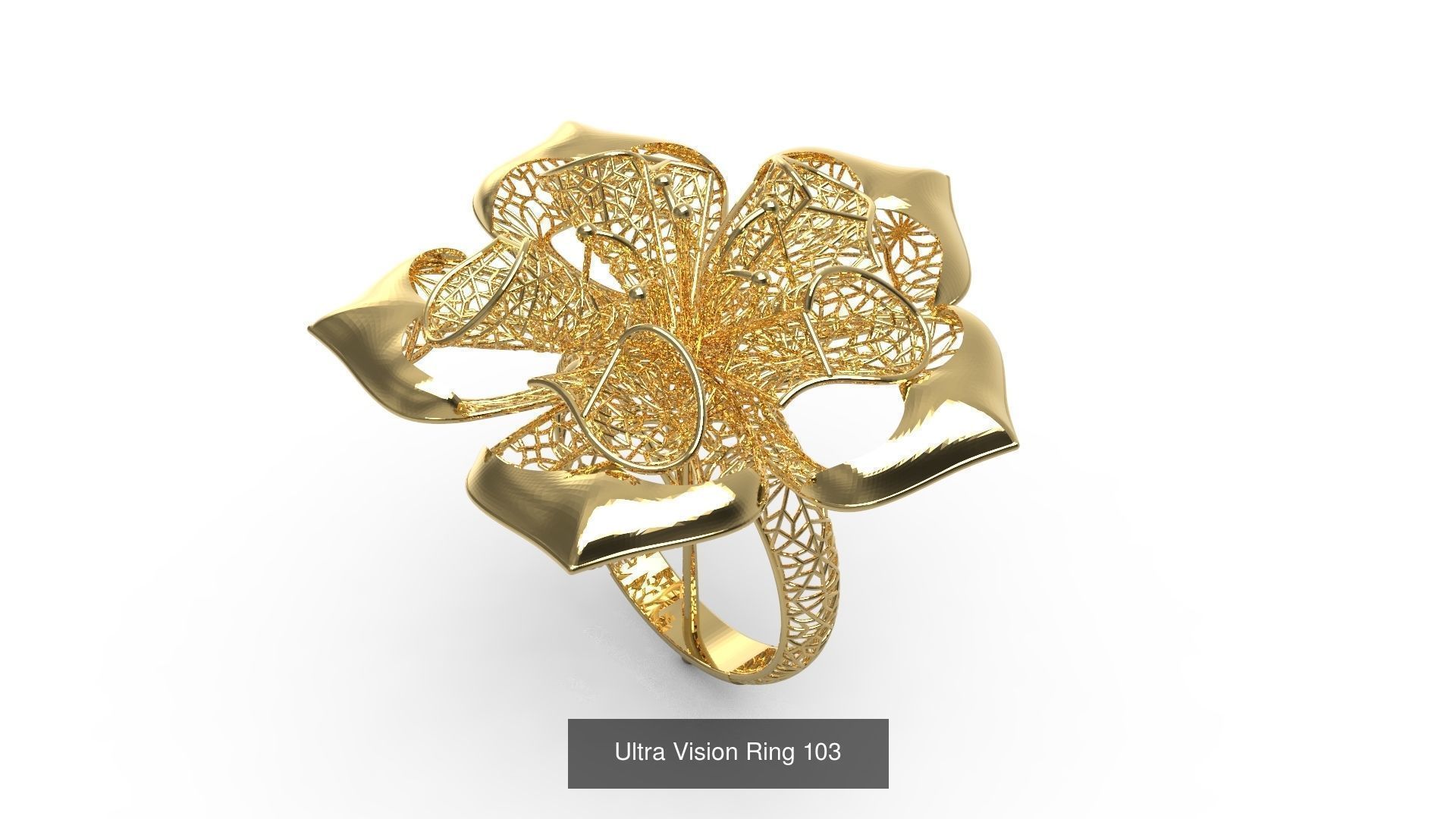 Set of 339 Ultra Vision Ring rings 3D Model Collection_115
