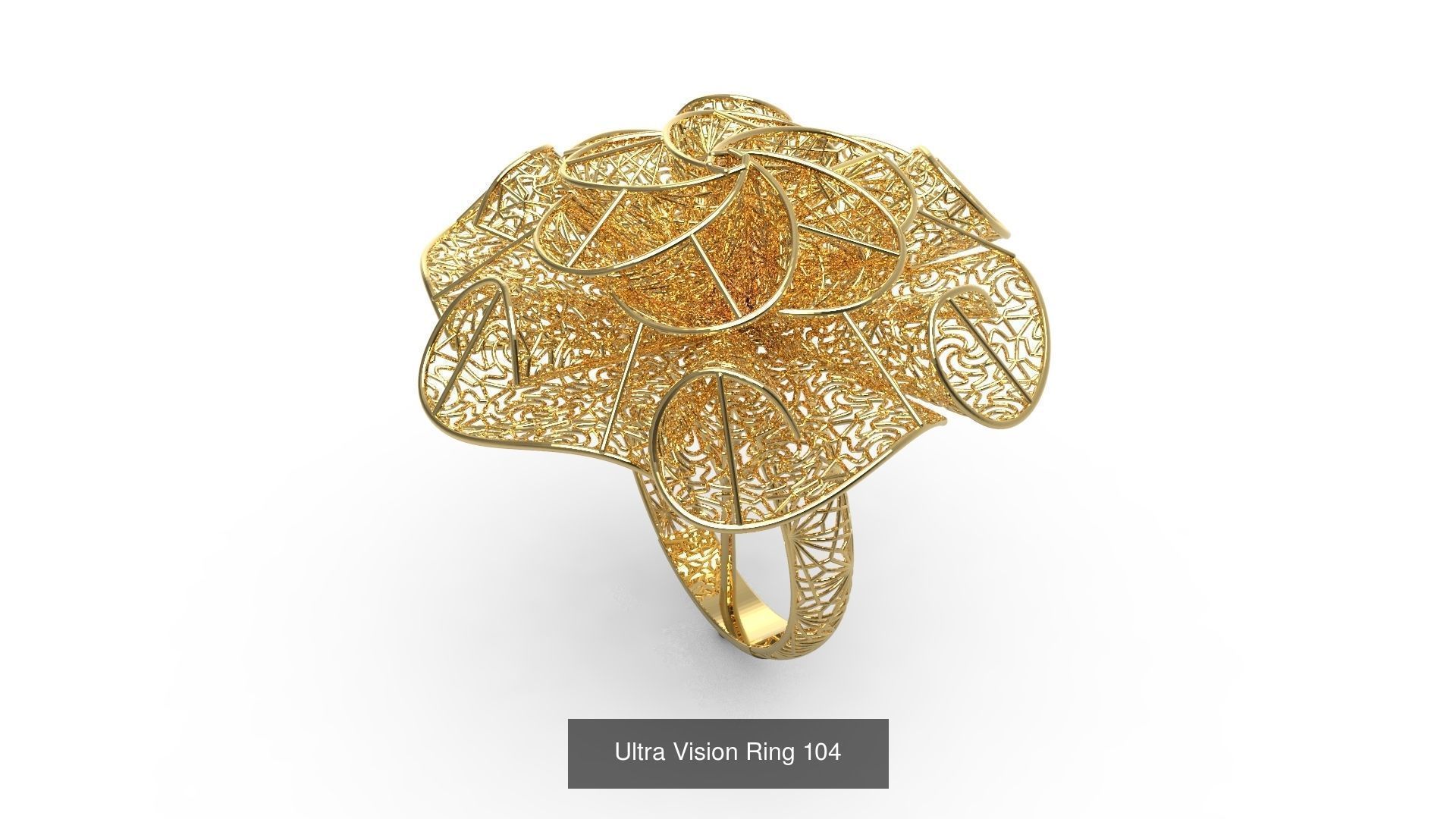 Set of 339 Ultra Vision Ring rings 3D Model Collection_116