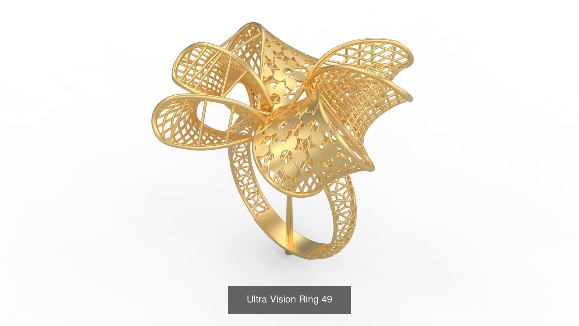 Set of 339 Ultra Vision Ring rings 3D Model Collection_61