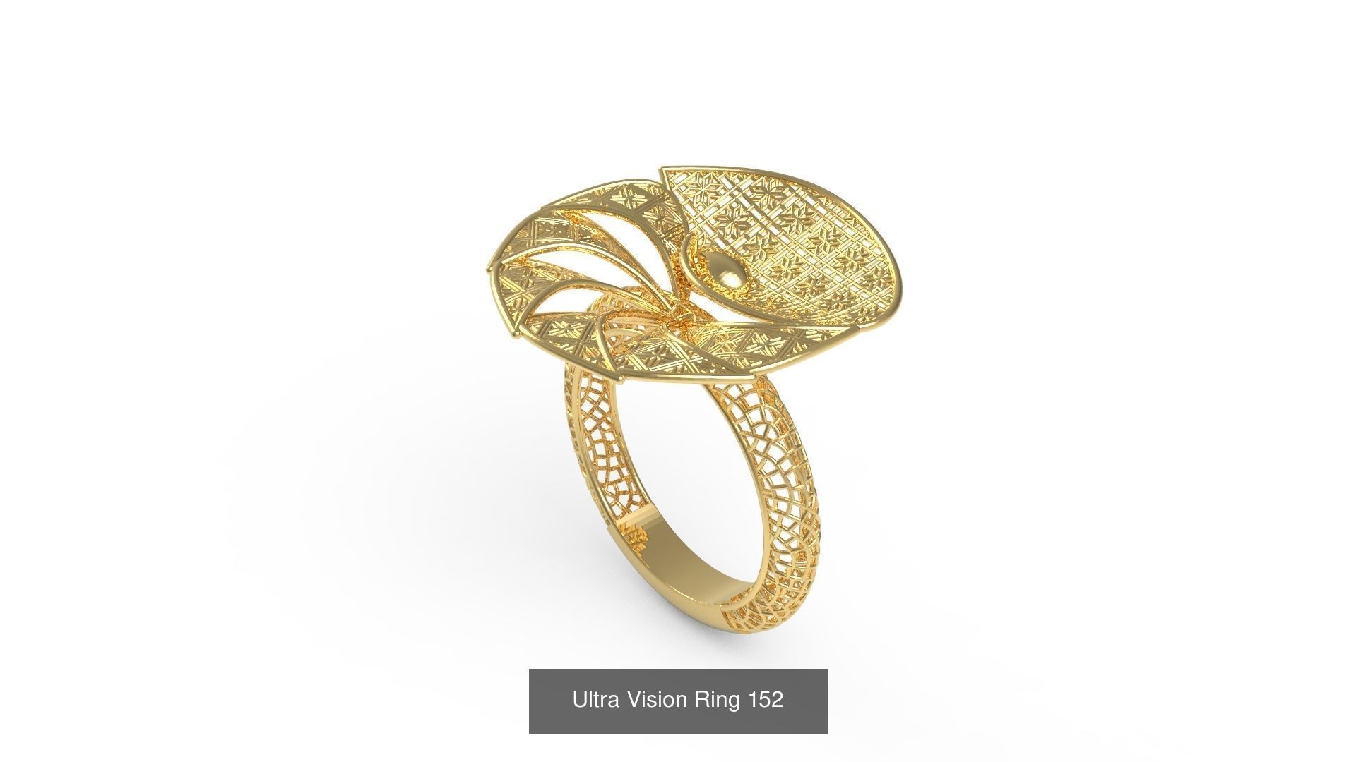 Set of 339 Ultra Vision Ring rings 3D Model Collection_165