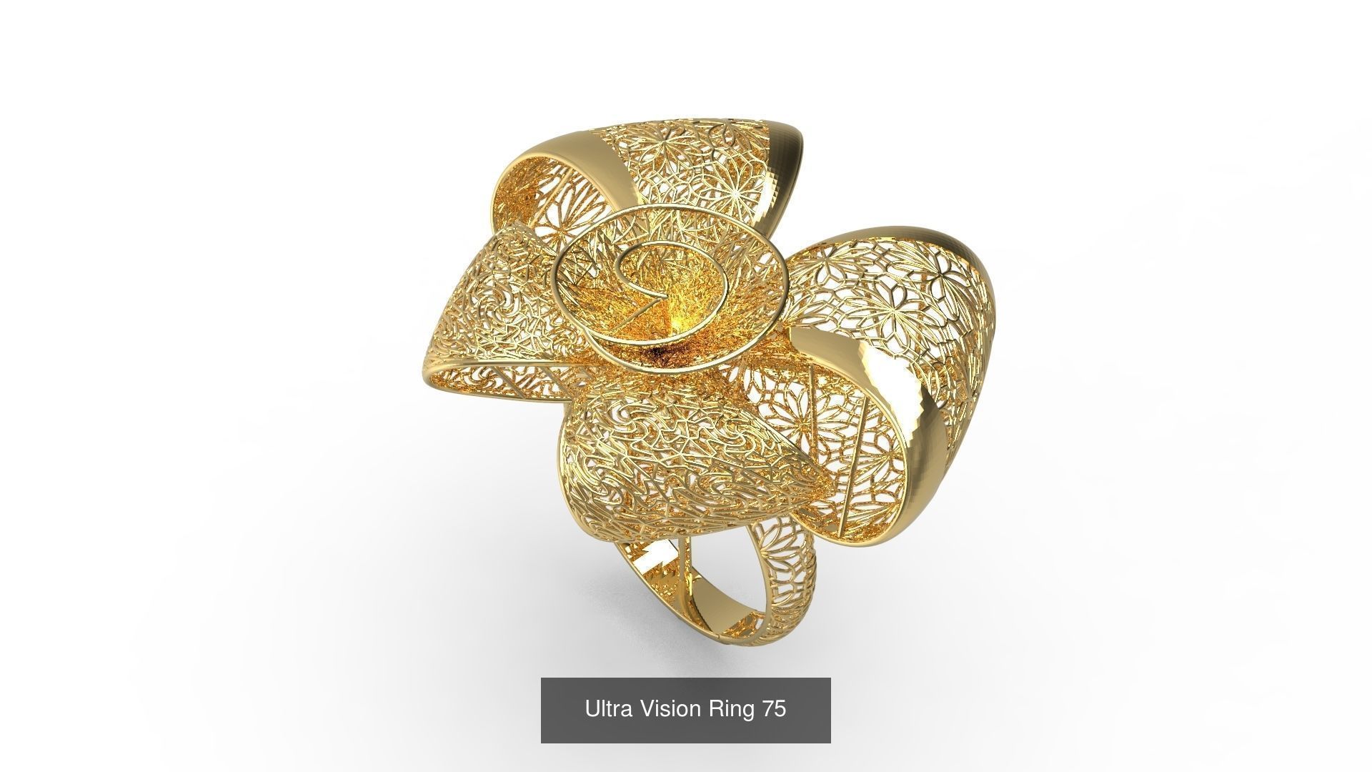 Set of 339 Ultra Vision Ring rings 3D Model Collection_87
