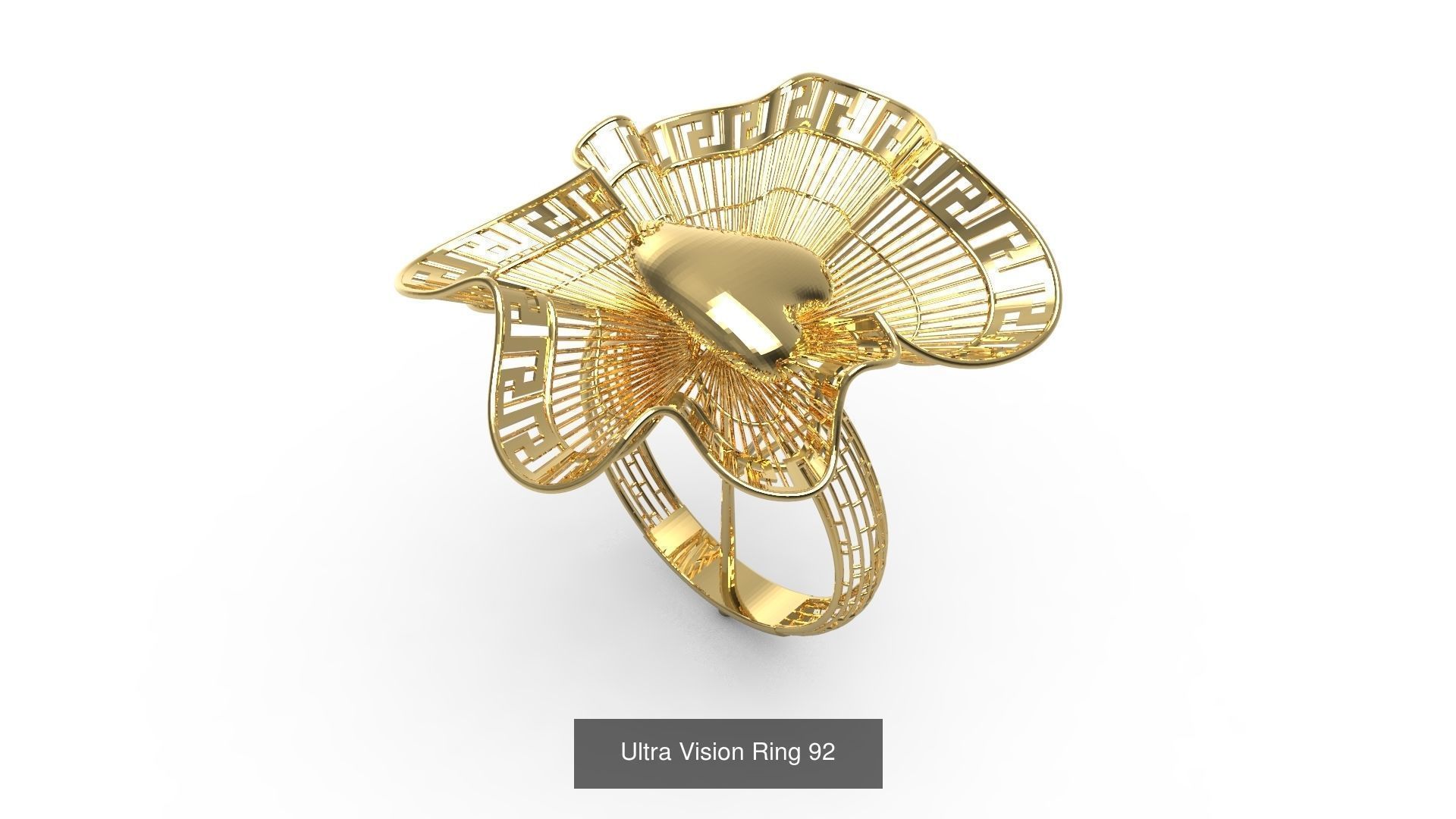 Set of 339 Ultra Vision Ring rings 3D Model Collection_104