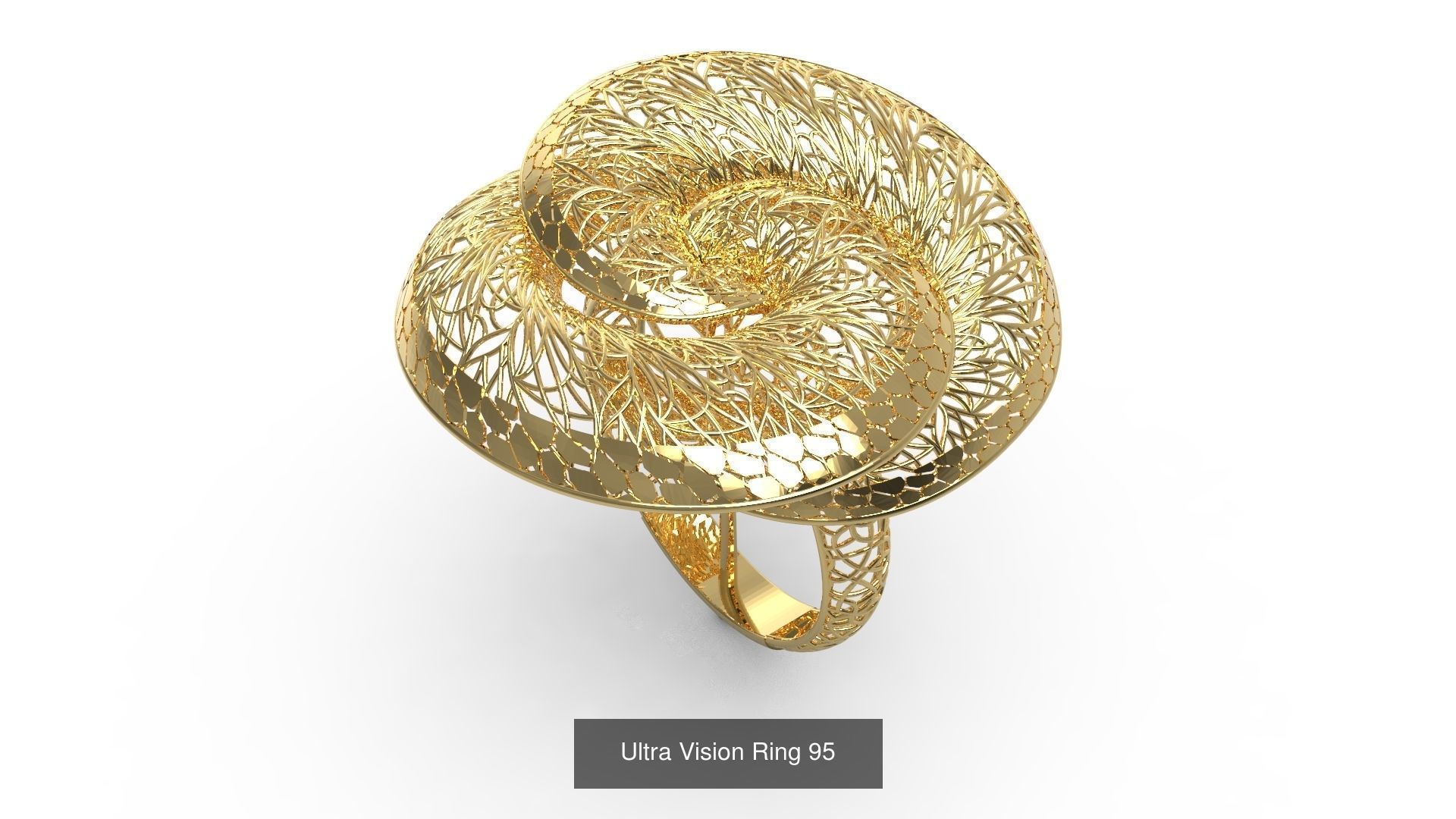 Set of 339 Ultra Vision Ring rings 3D Model Collection_107
