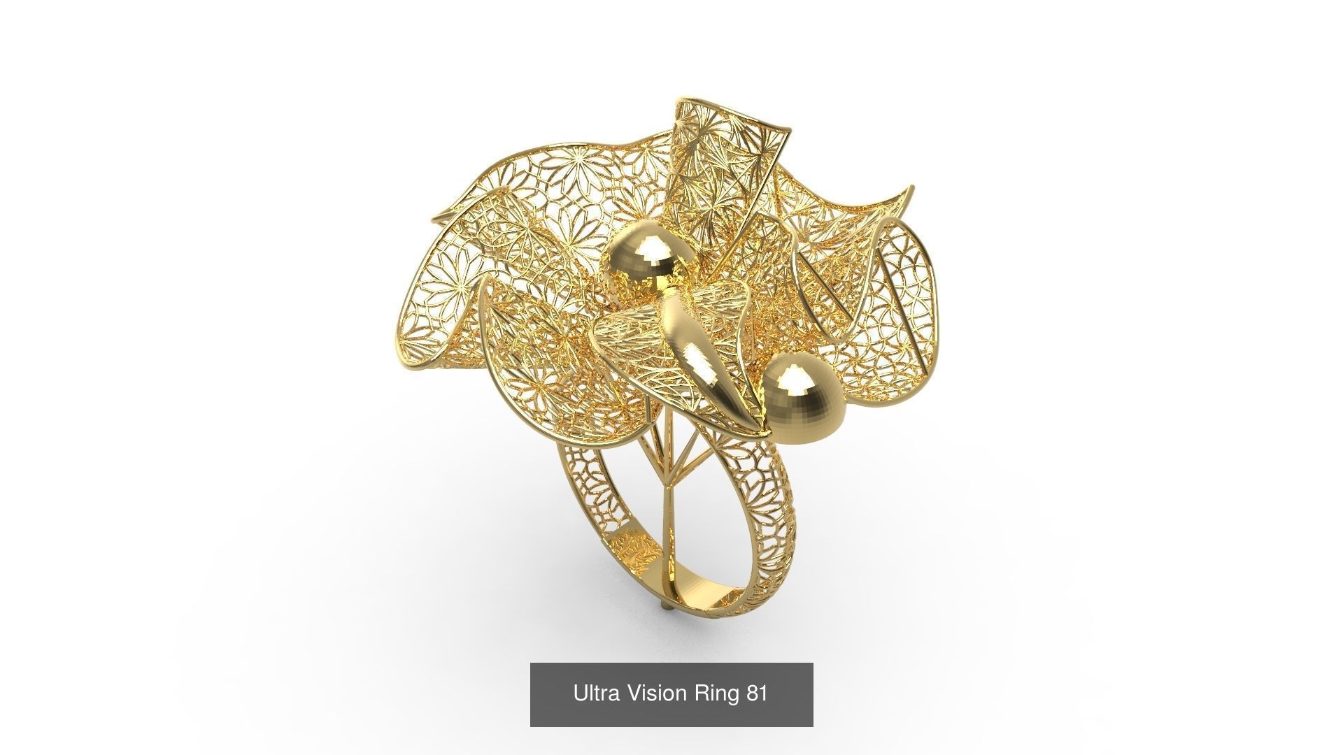 Set of 339 Ultra Vision Ring rings 3D Model Collection_93