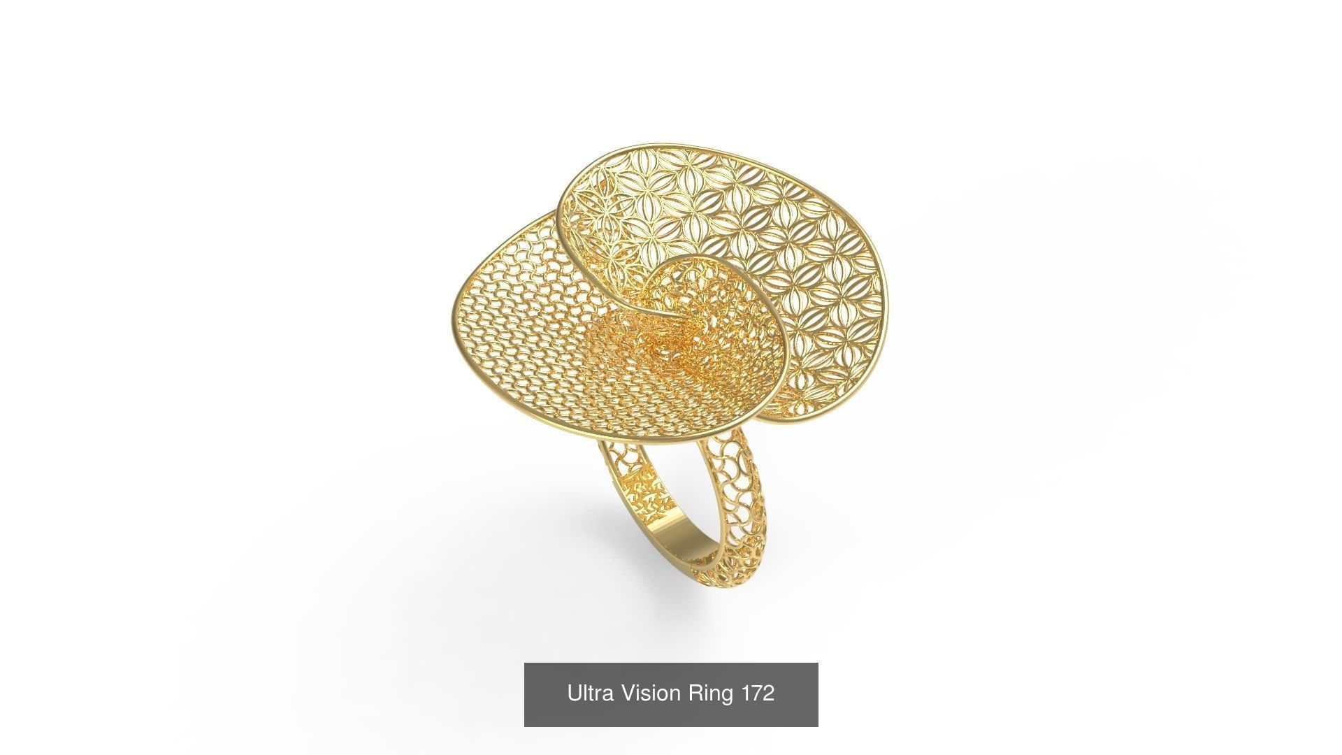 Set of 339 Ultra Vision Ring rings 3D Model Collection_185