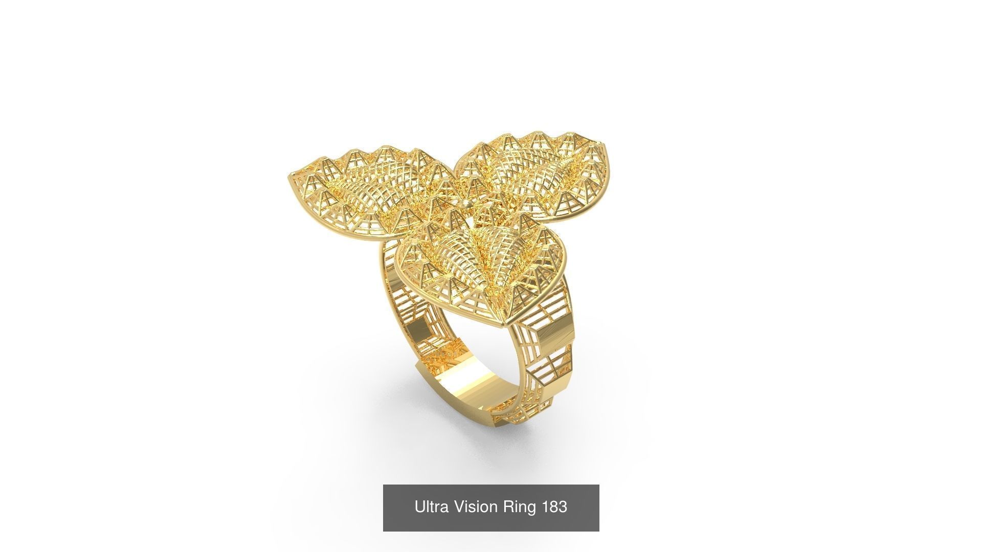 Set of 339 Ultra Vision Ring rings 3D Model Collection_196