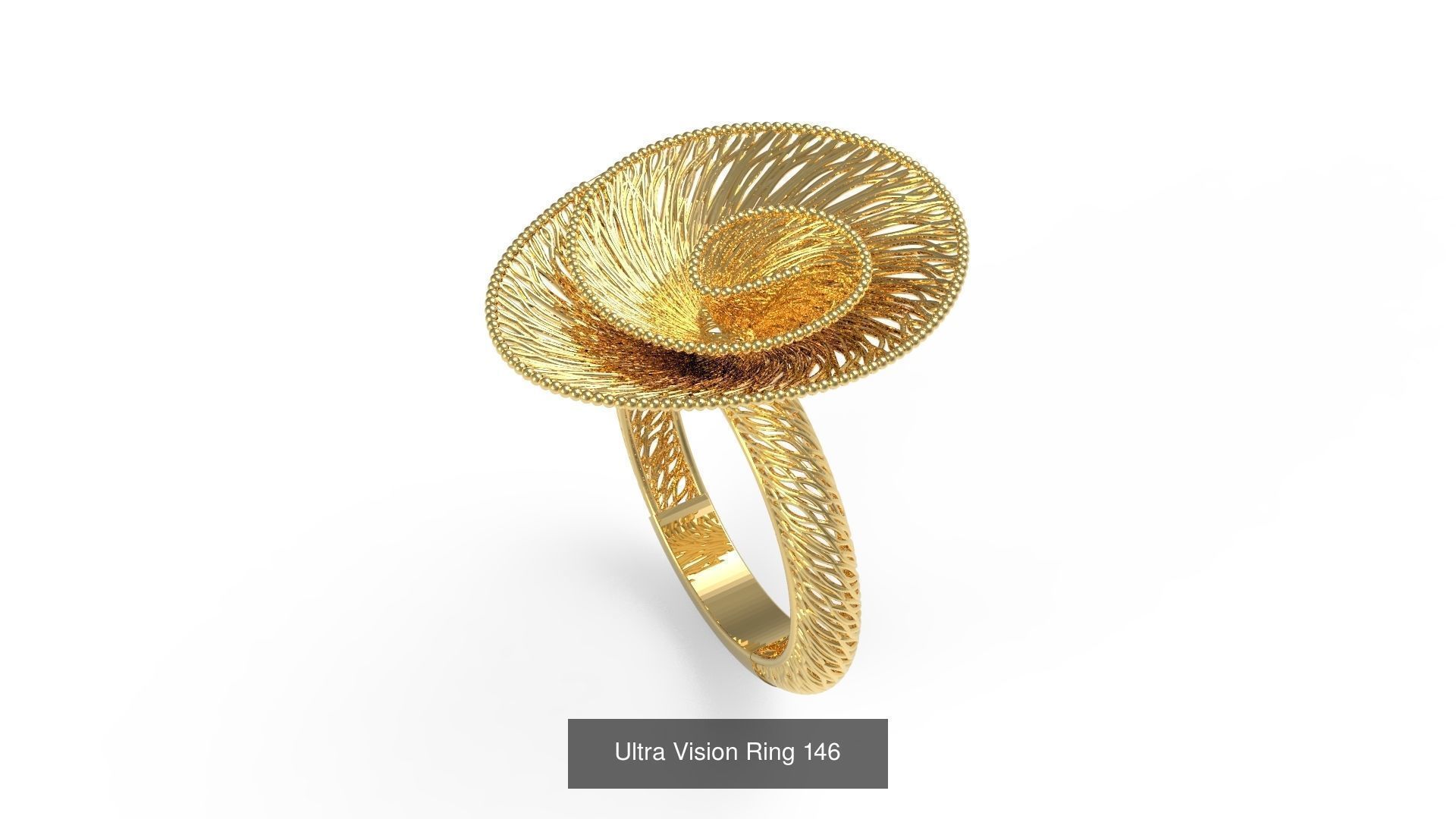 Set of 339 Ultra Vision Ring rings 3D Model Collection_159