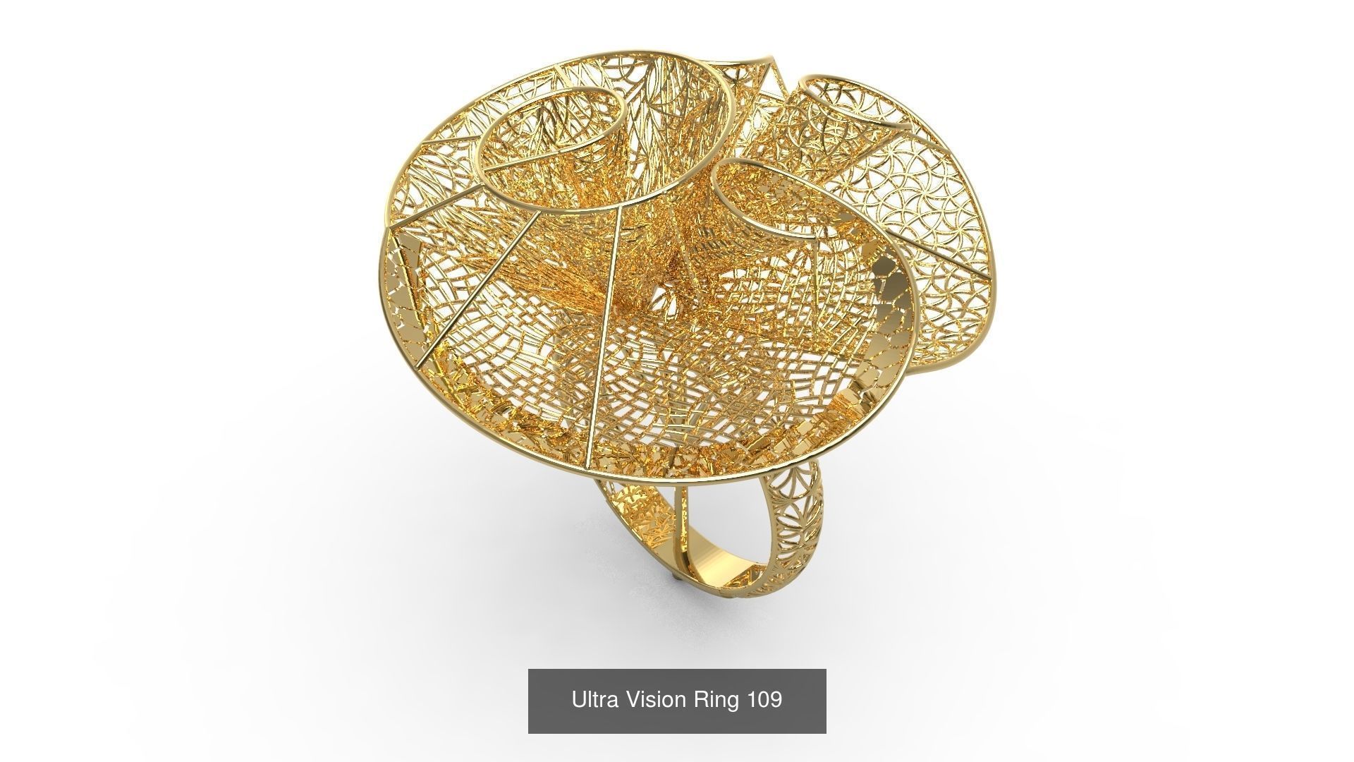 Set of 339 Ultra Vision Ring rings 3D Model Collection_121