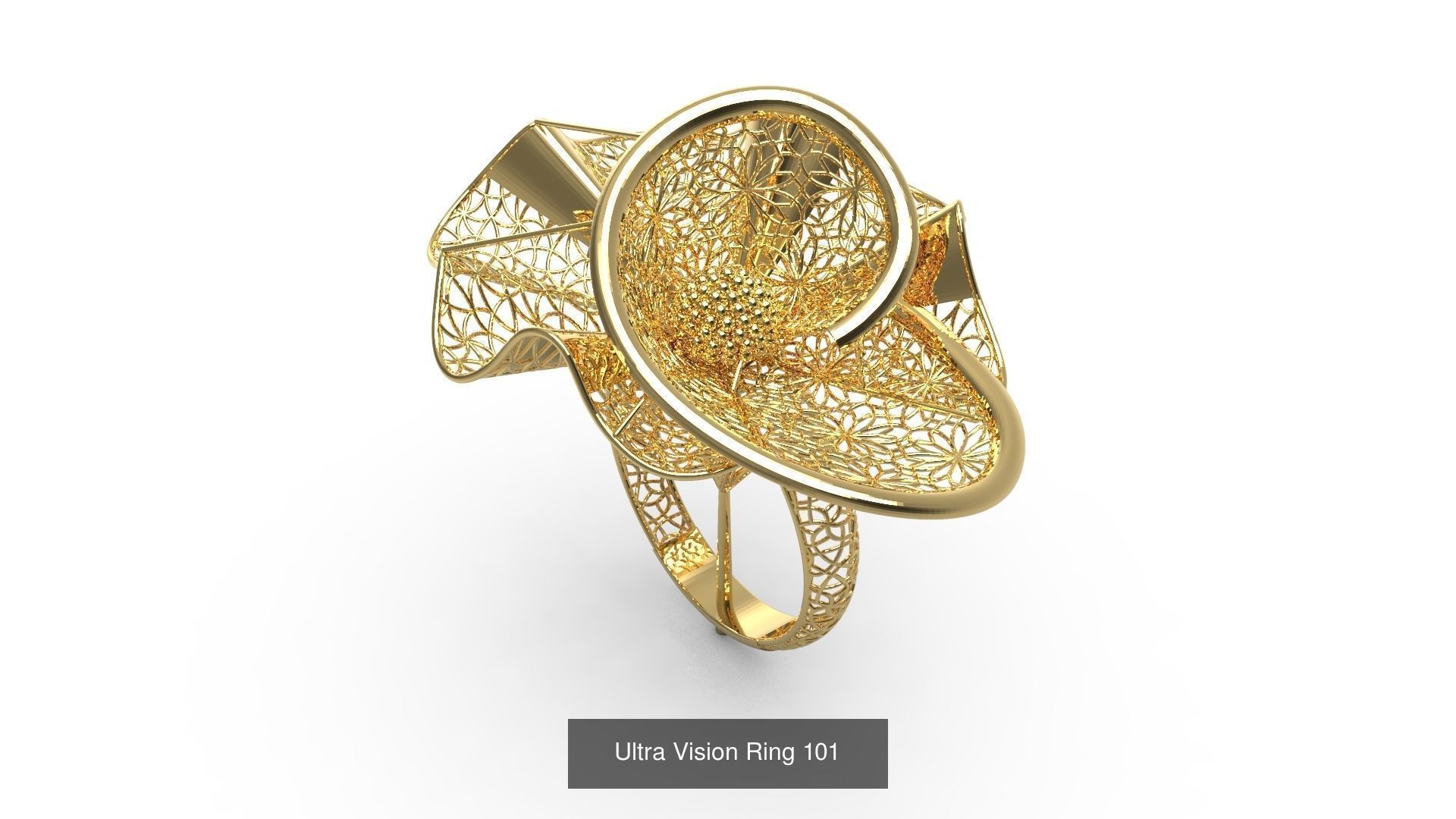 Set of 339 Ultra Vision Ring rings 3D Model Collection_113