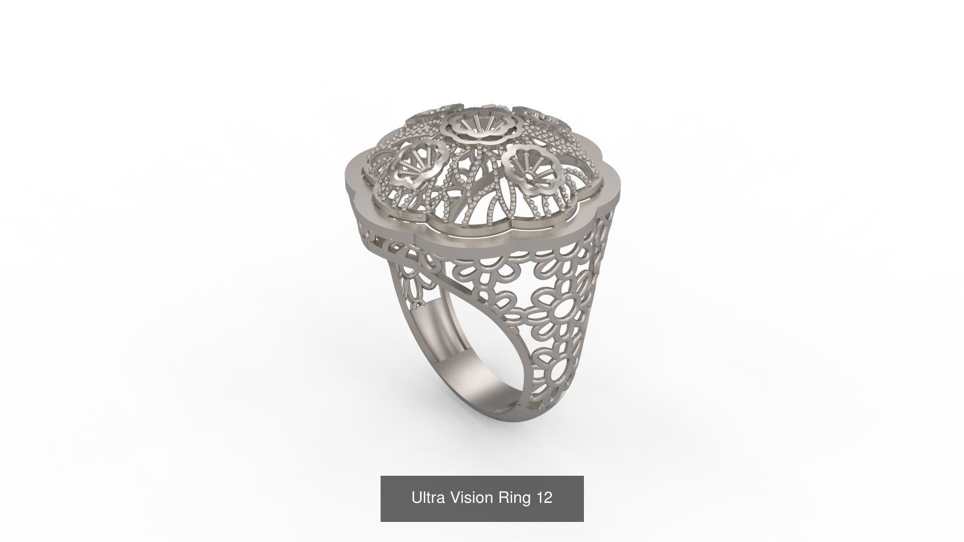 Set of 339 Ultra Vision Ring rings 3D Model Collection_220