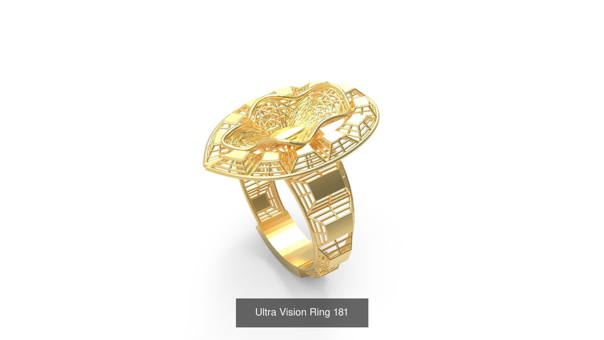 Set of 339 Ultra Vision Ring rings 3D Model Collection_194