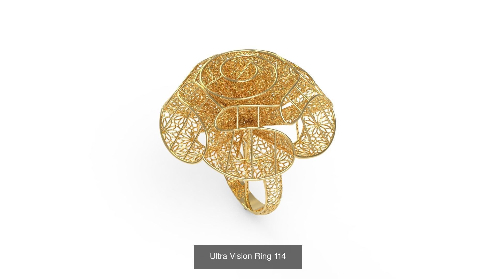 Set of 339 Ultra Vision Ring rings 3D Model Collection_127