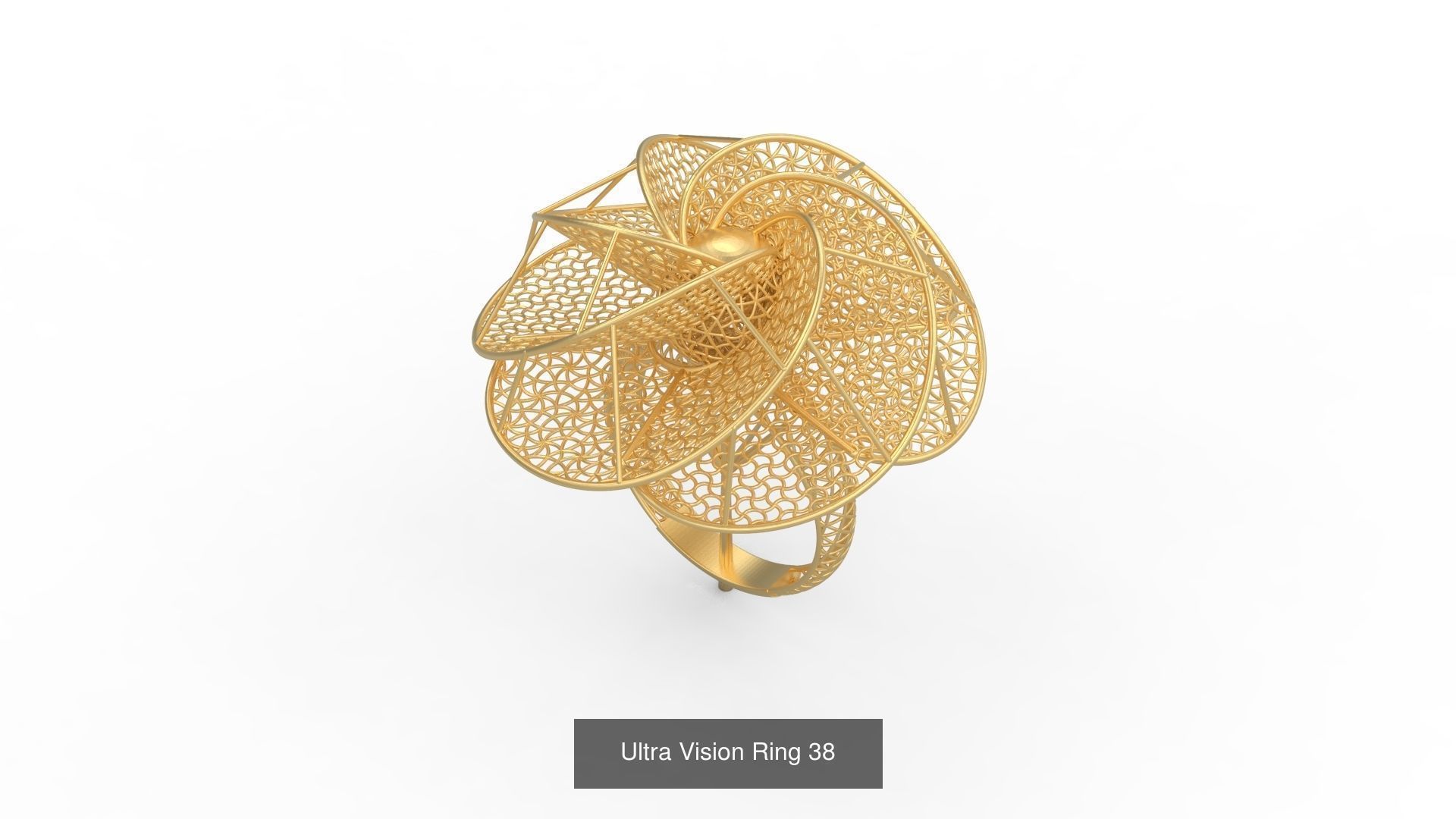 Set of 339 Ultra Vision Ring rings 3D Model Collection_45