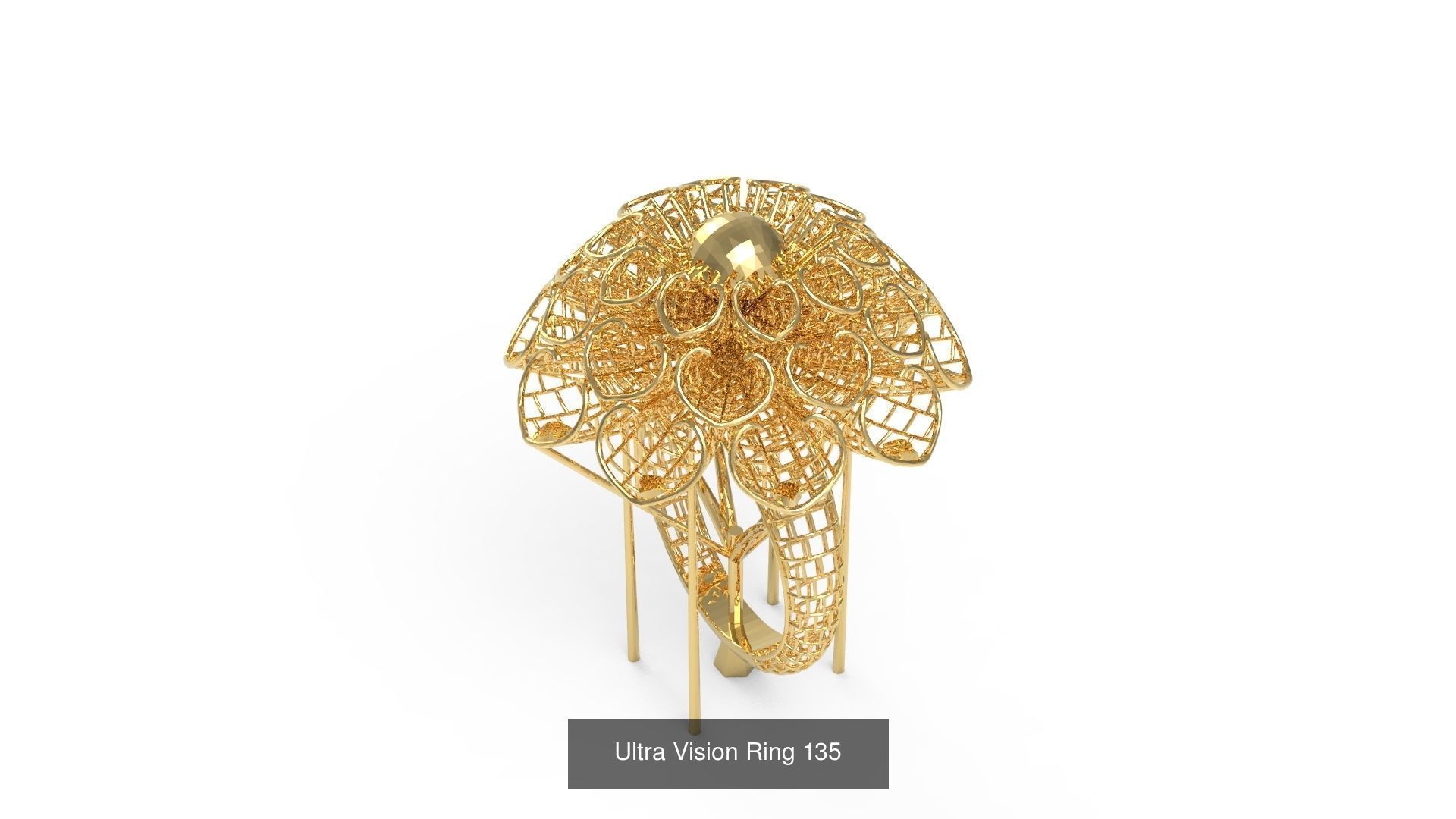 Set of 339 Ultra Vision Ring rings 3D Model Collection_148