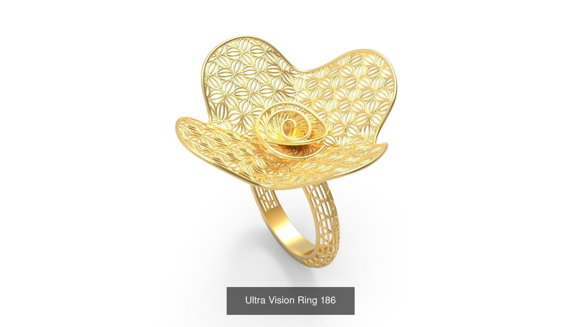 Set of 339 Ultra Vision Ring rings 3D Model Collection_199
