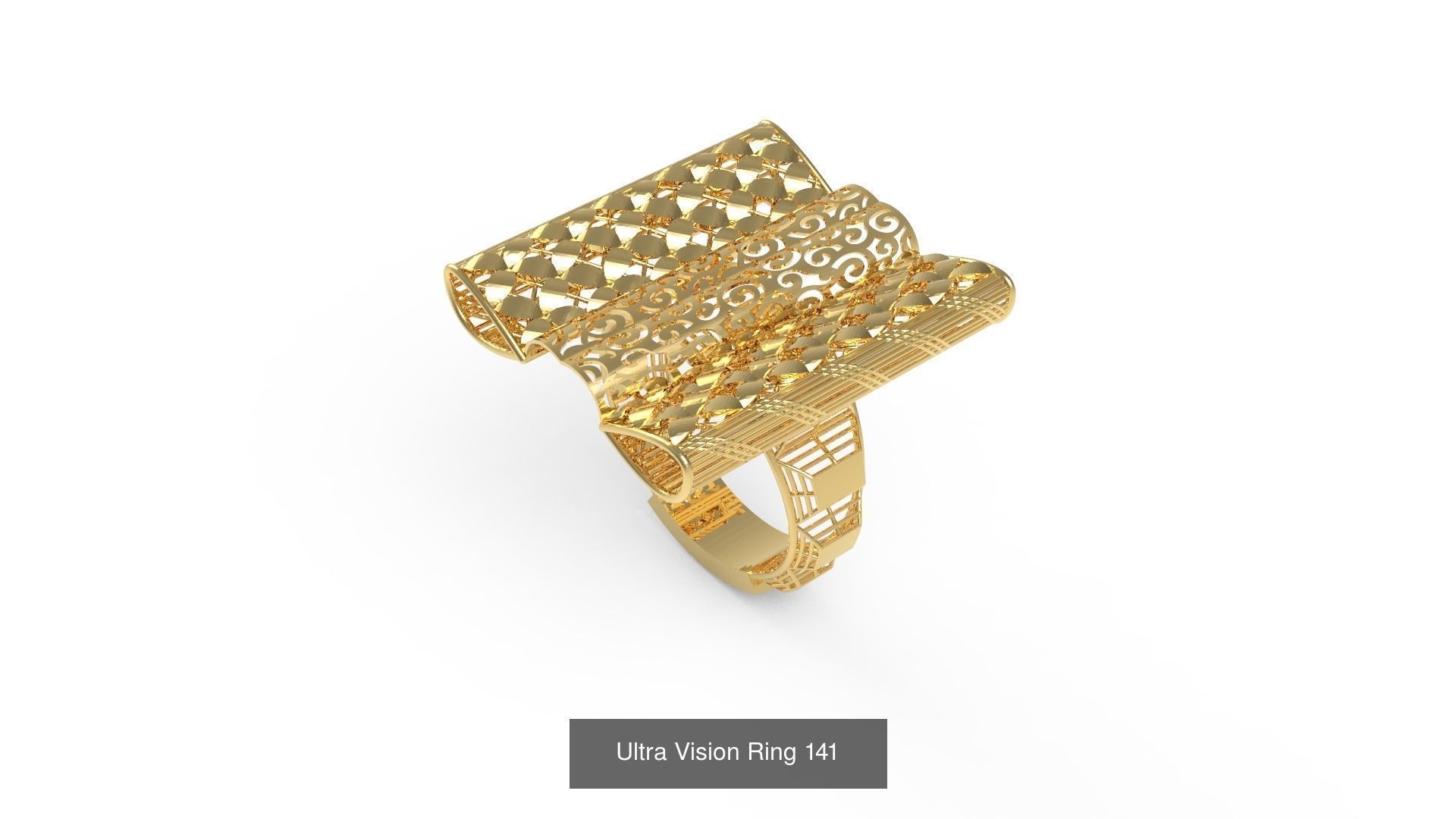 Set of 339 Ultra Vision Ring rings 3D Model Collection_154