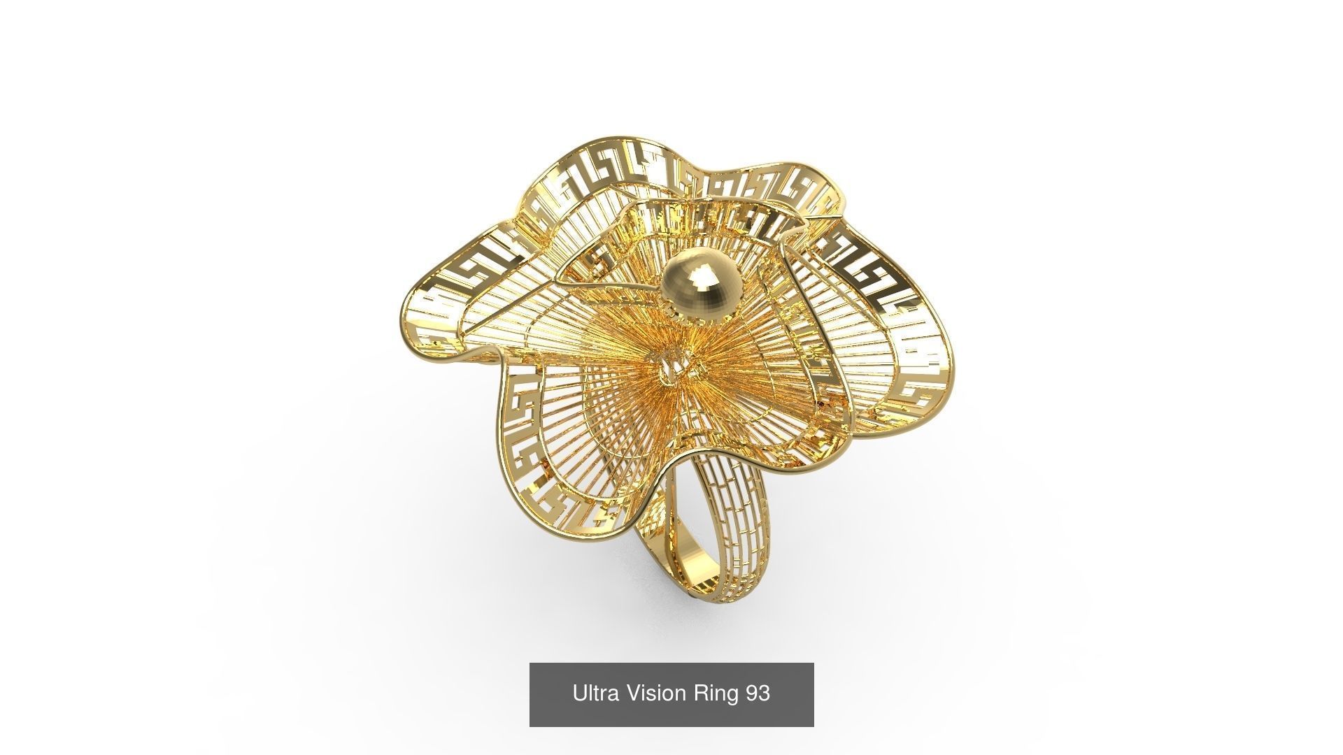 Set of 339 Ultra Vision Ring rings 3D Model Collection_105
