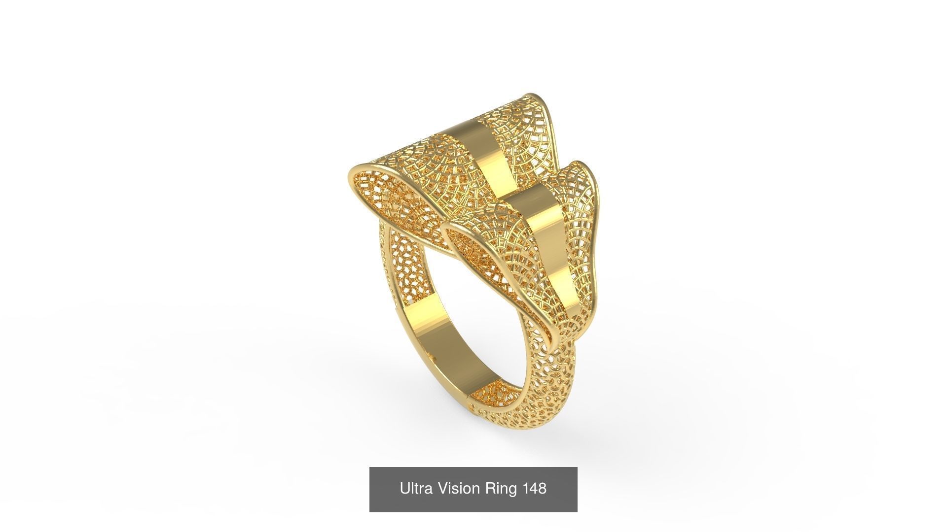 Set of 339 Ultra Vision Ring rings 3D Model Collection_161