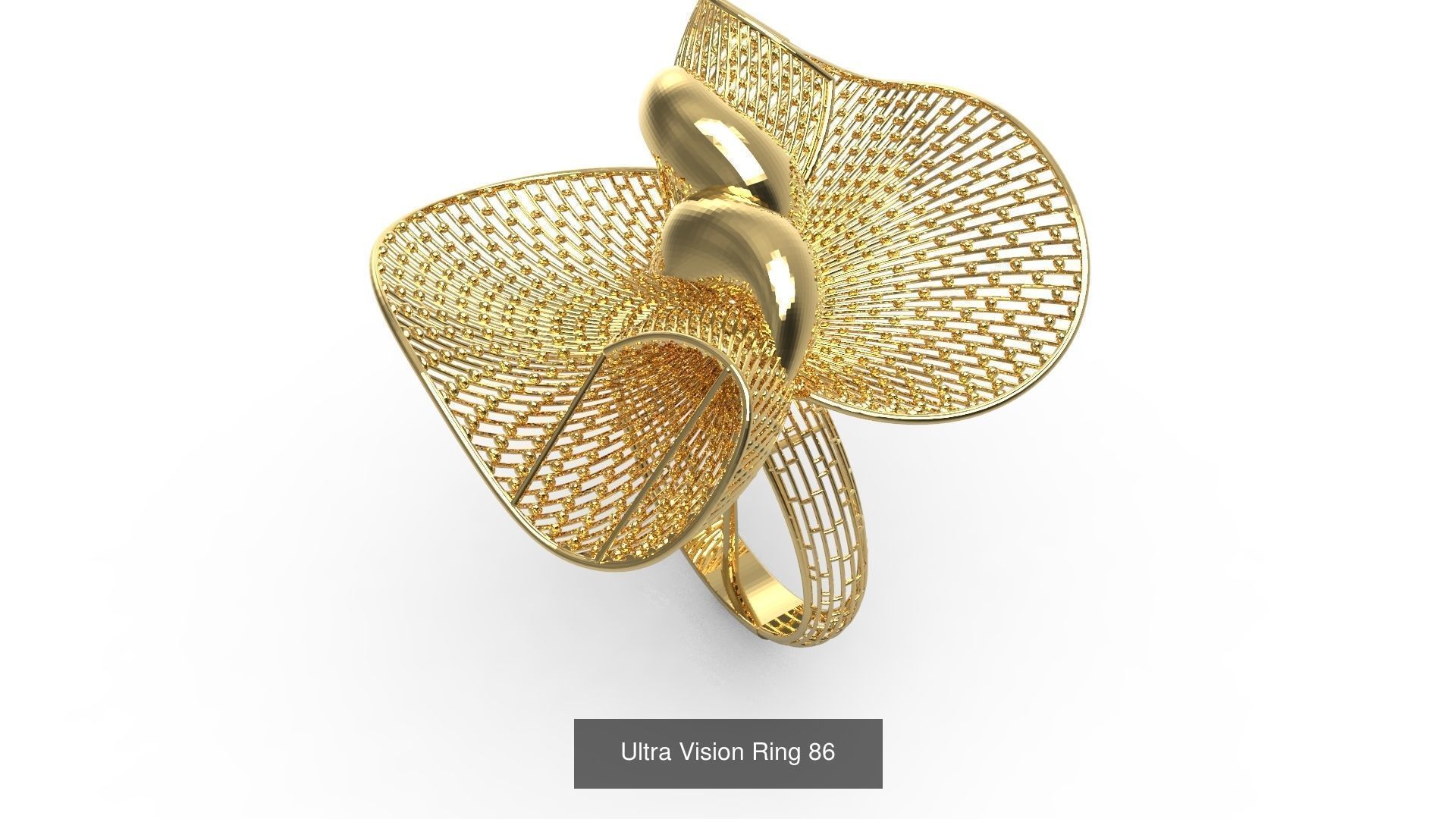 Set of 339 Ultra Vision Ring rings 3D Model Collection_98