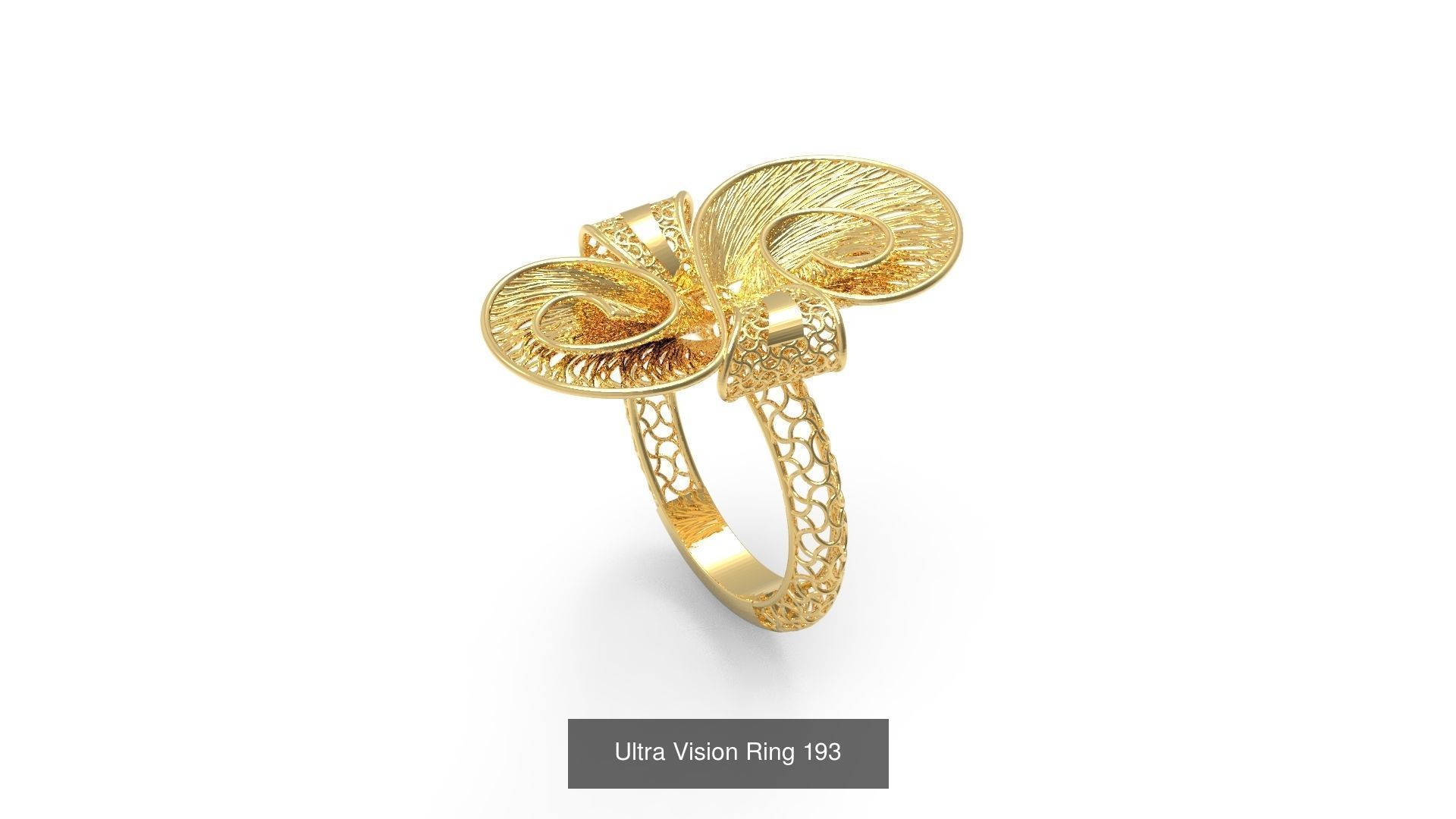 Set of 339 Ultra Vision Ring rings 3D Model Collection_206