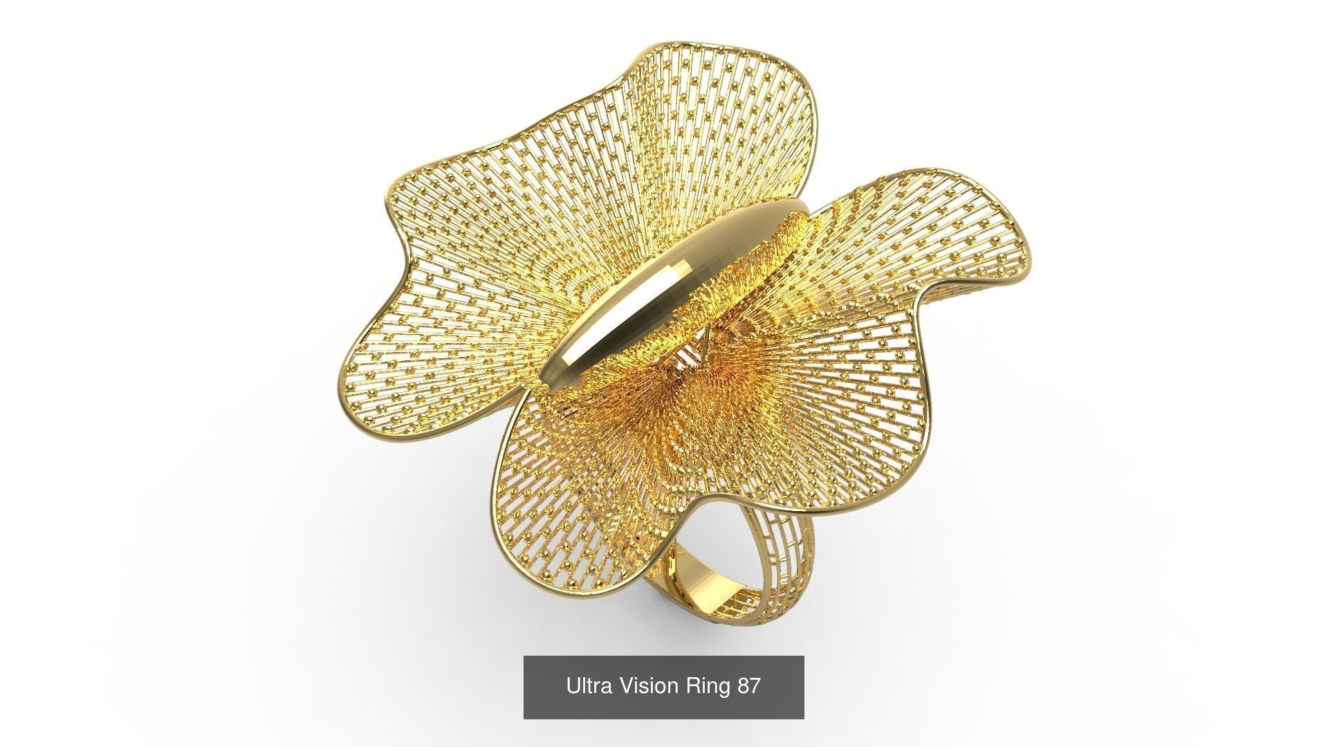 Set of 339 Ultra Vision Ring rings 3D Model Collection_99