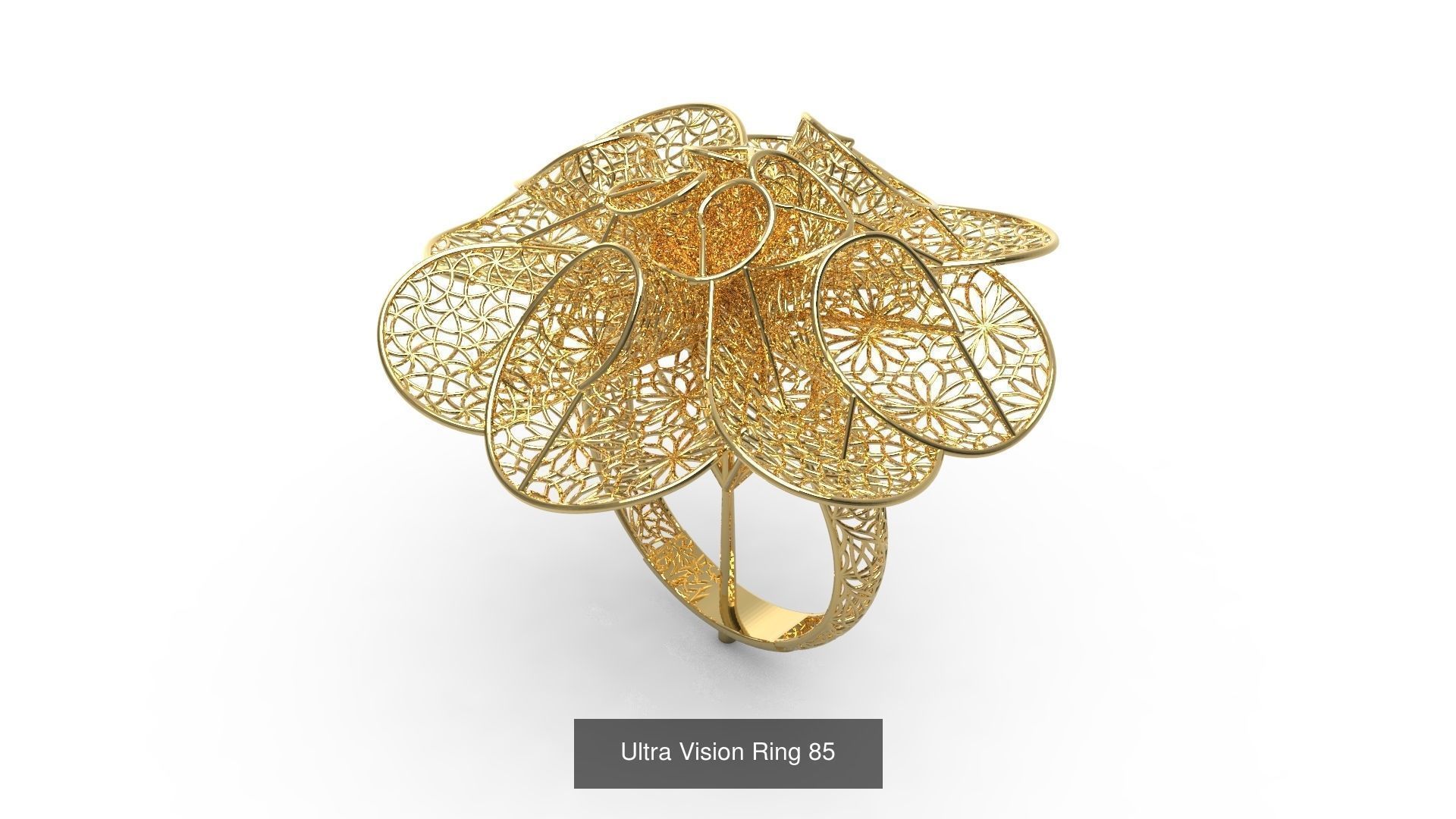 Set of 339 Ultra Vision Ring rings 3D Model Collection_97