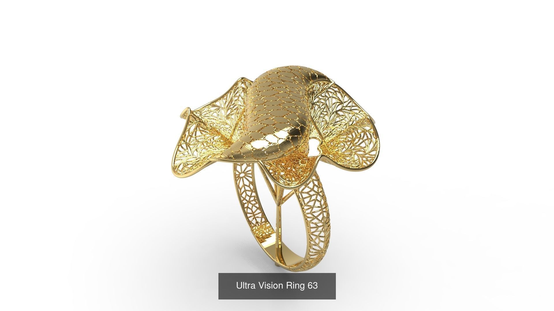 Set of 339 Ultra Vision Ring rings 3D Model Collection_75
