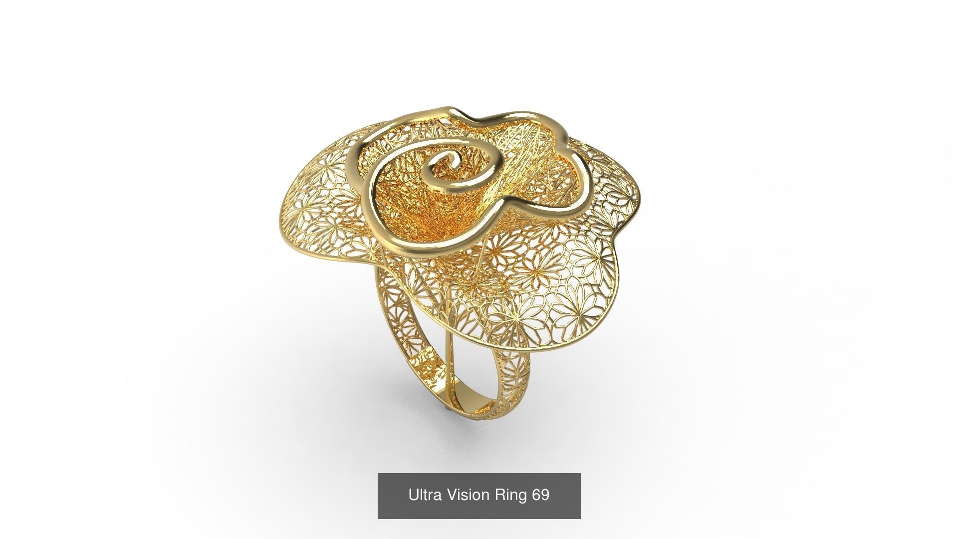 Set of 339 Ultra Vision Ring rings 3D Model Collection_81