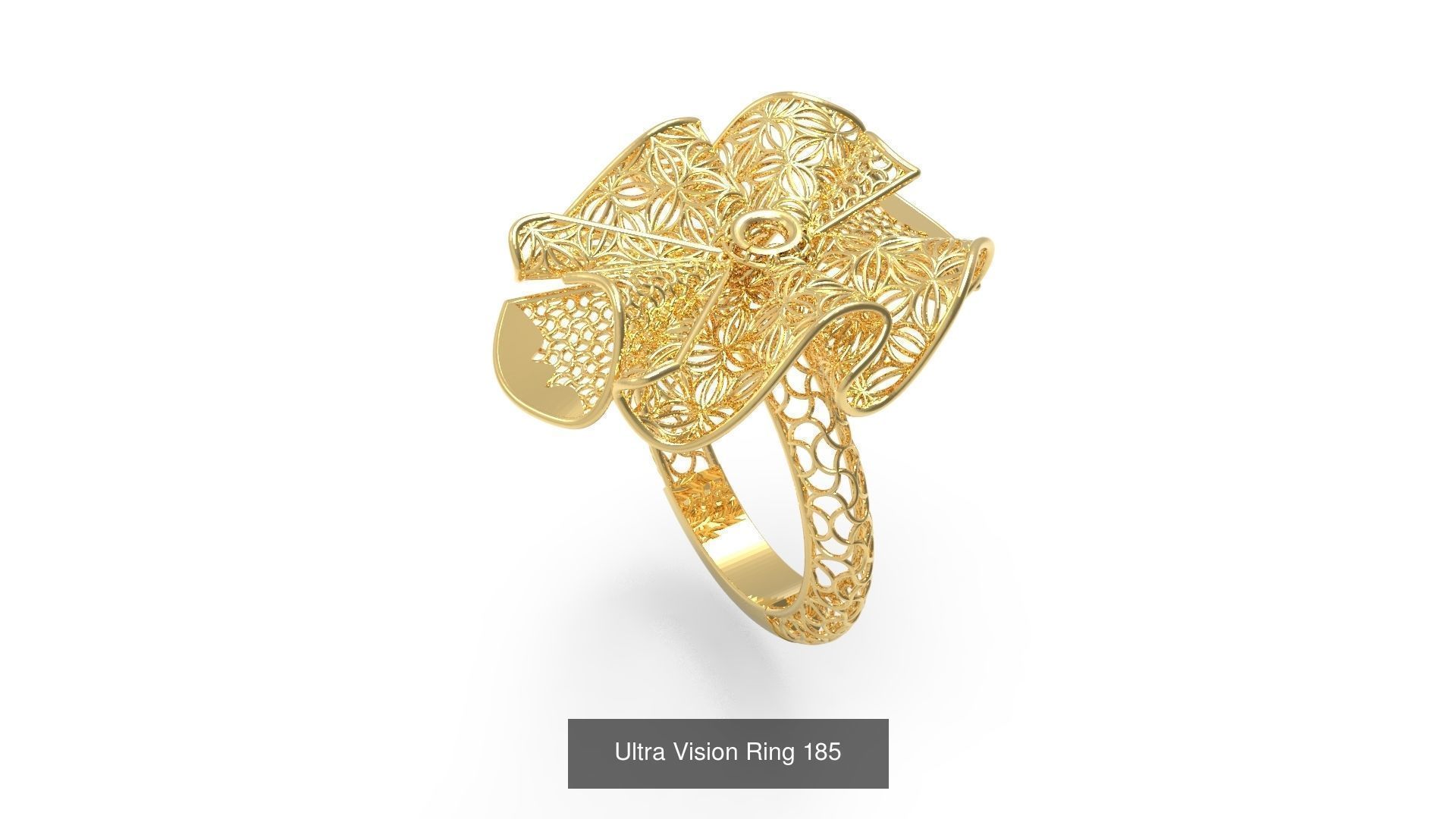 Set of 339 Ultra Vision Ring rings 3D Model Collection_198