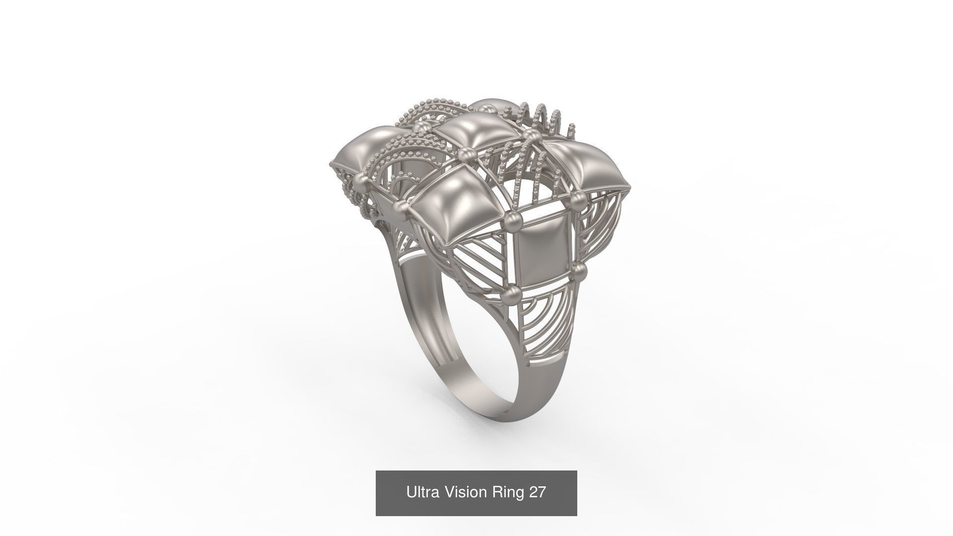 Set of 339 Ultra Vision Ring rings 3D Model Collection_226