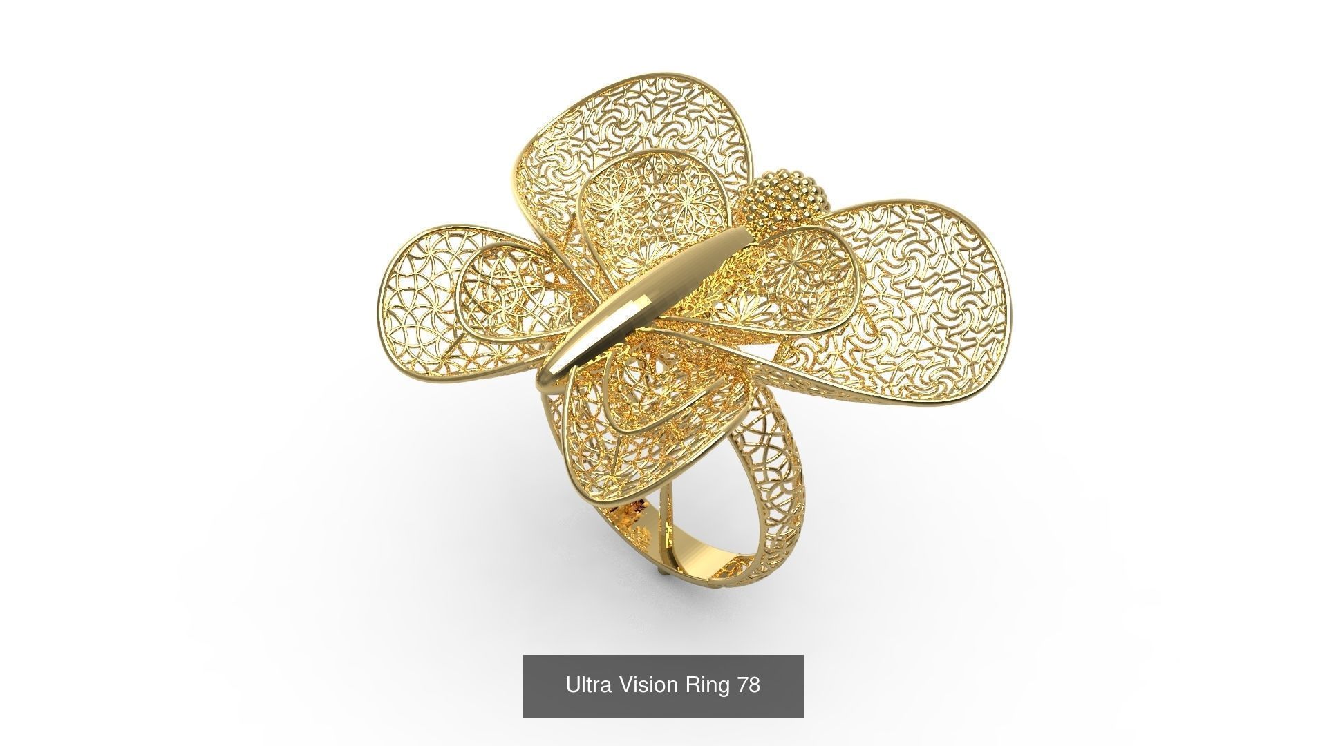 Set of 339 Ultra Vision Ring rings 3D Model Collection_90